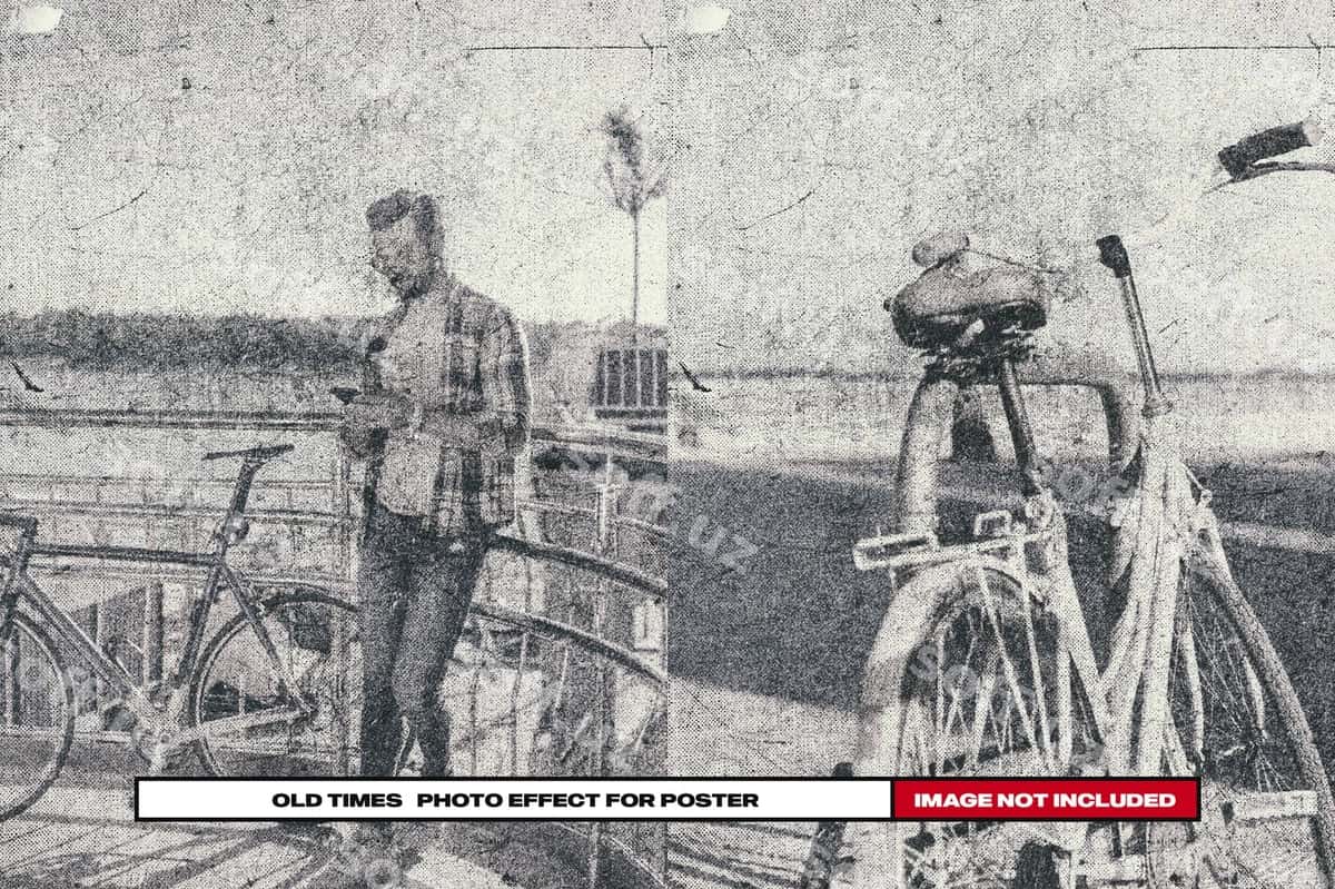 Eski vaqtlar poster effekti | Old times poster effect 1