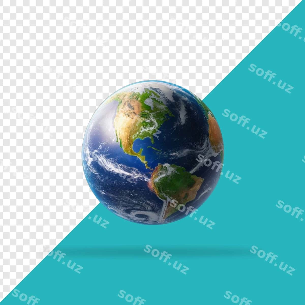 Bitta yer bitta kelajak shaffof 3d sozlash | One earth one future set transparent 3d 1