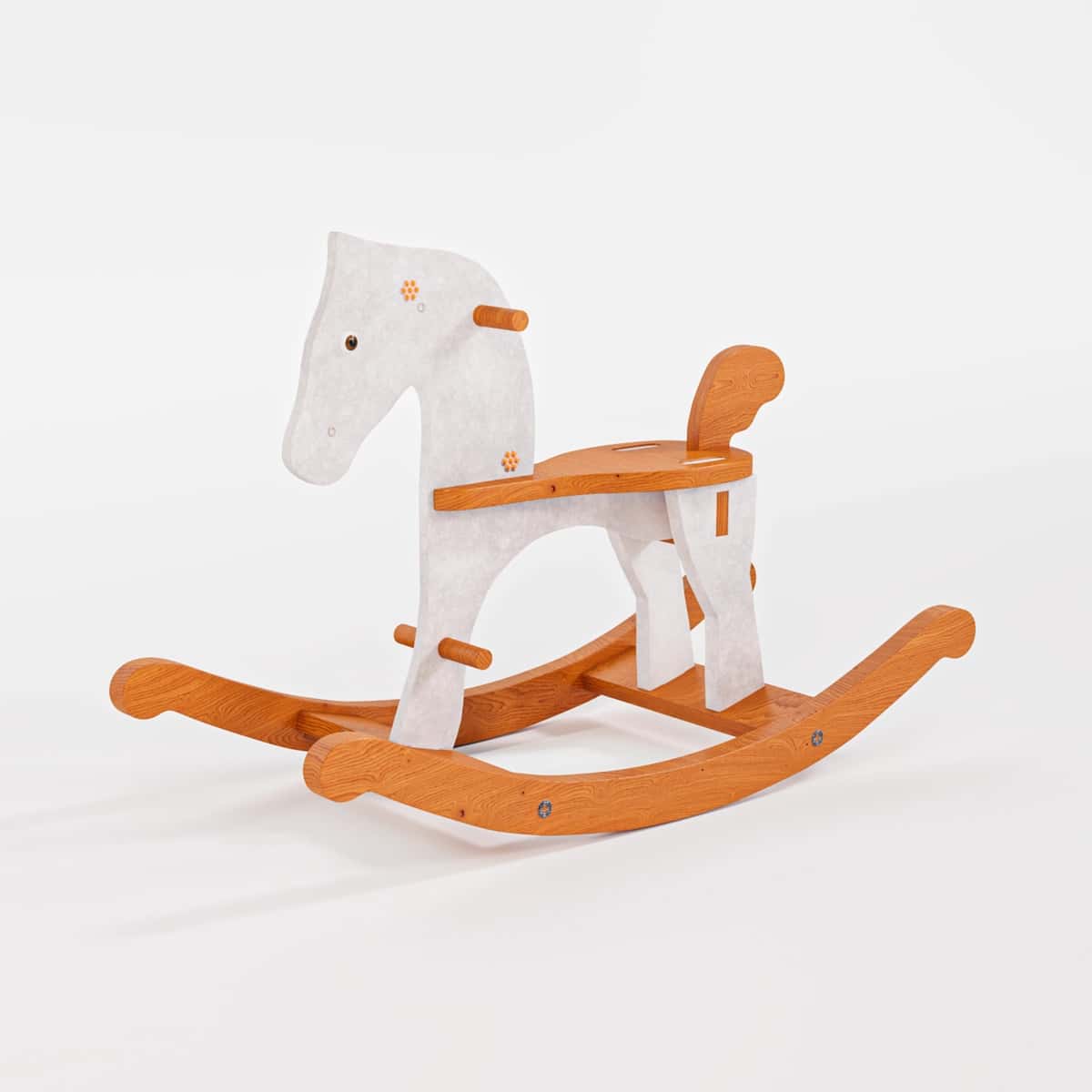 Wooden rosking horse 2