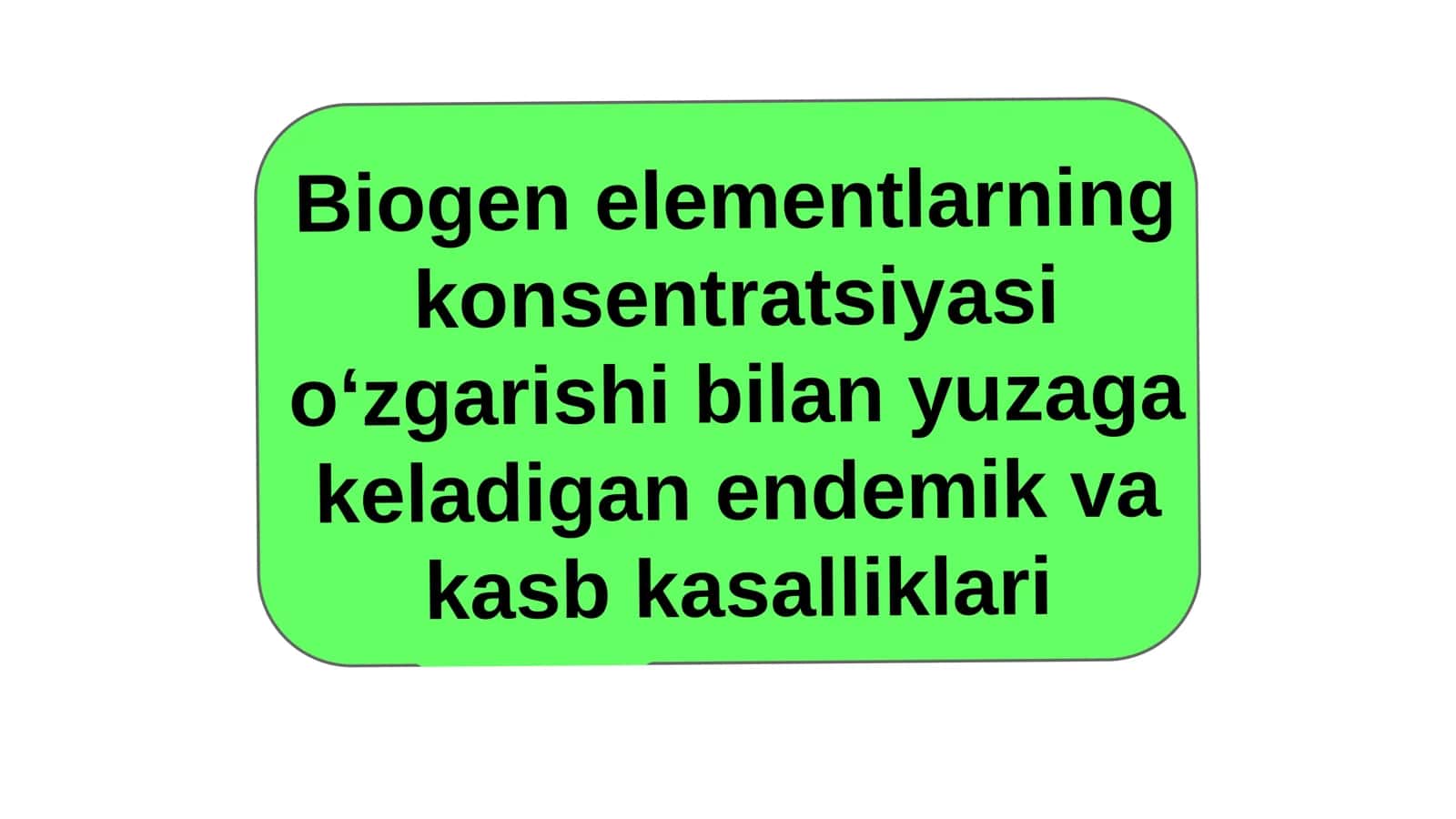 Biogen elementlar 1