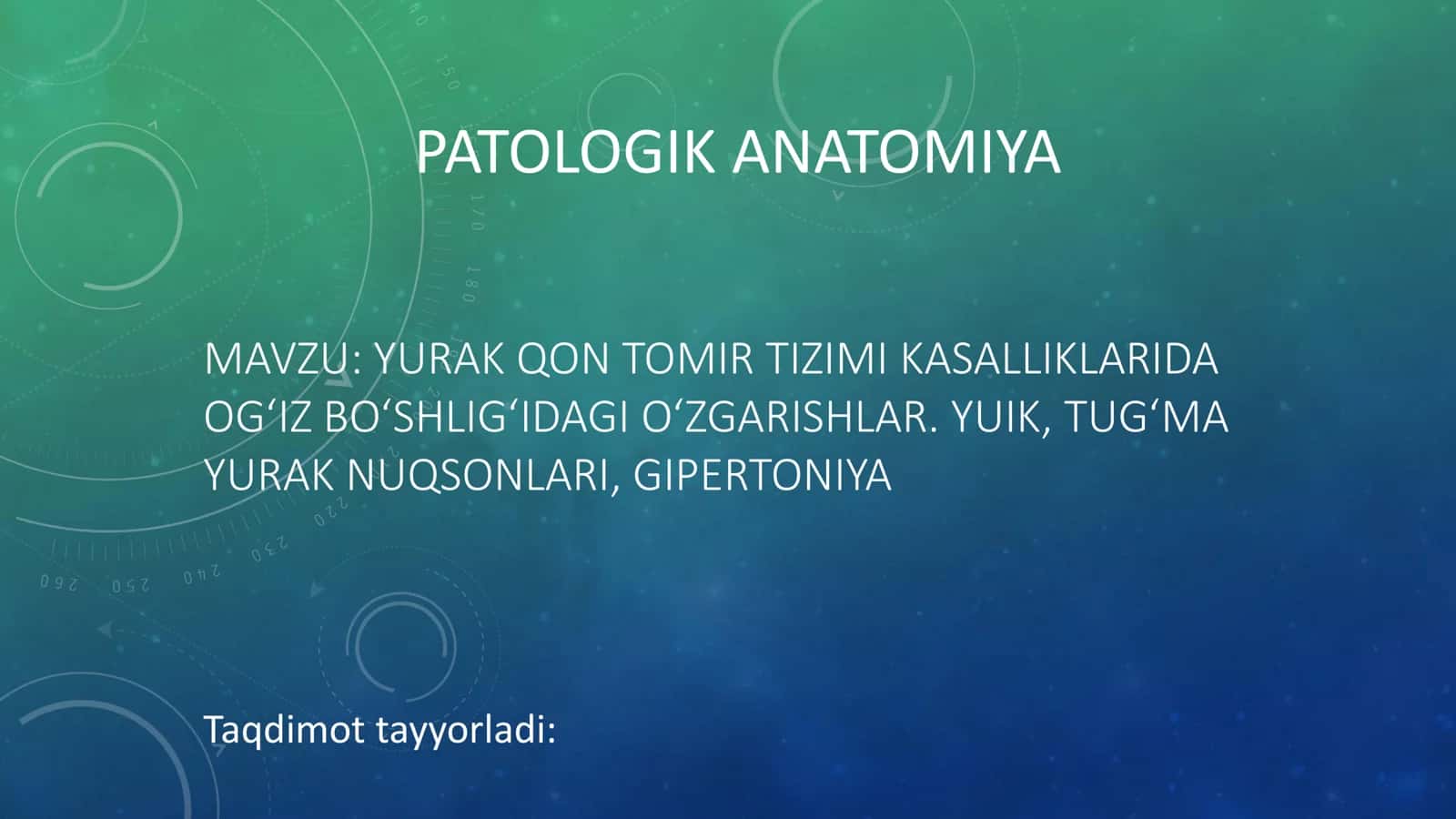 Taqdimot 1