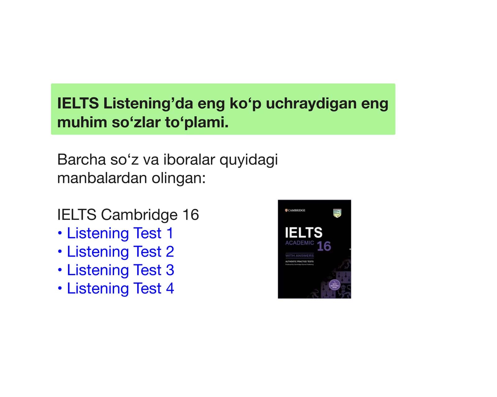 IELTS Cambridge 16 1