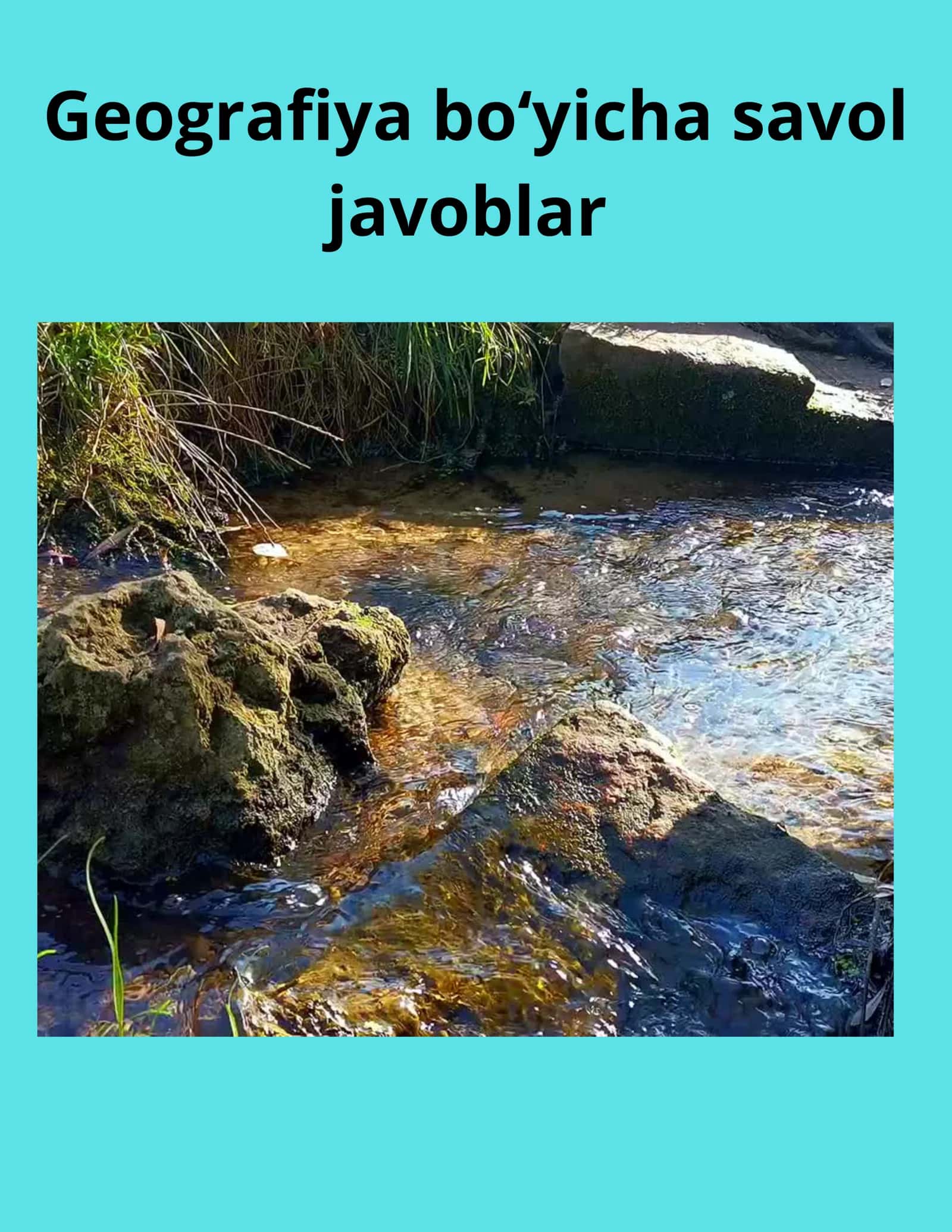 Geografiya boʻyicha savol javoblar 1