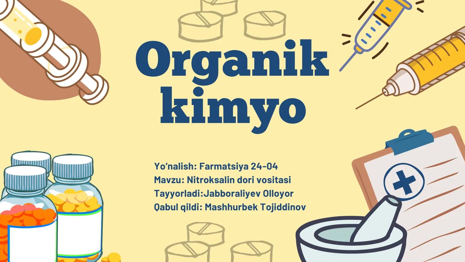 Nitroksalin dori vositasi 1