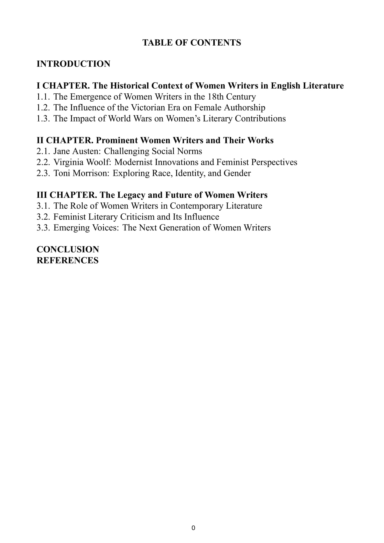 Objectives and Tasks of the Course Work 1