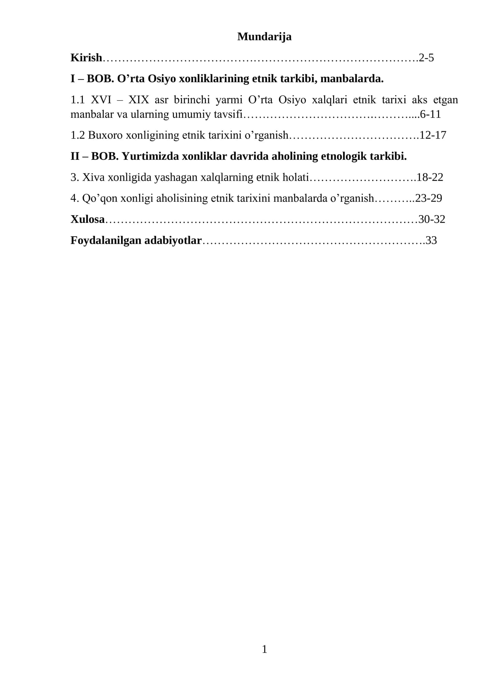 O’zbek xalqining etnik tarixi 1