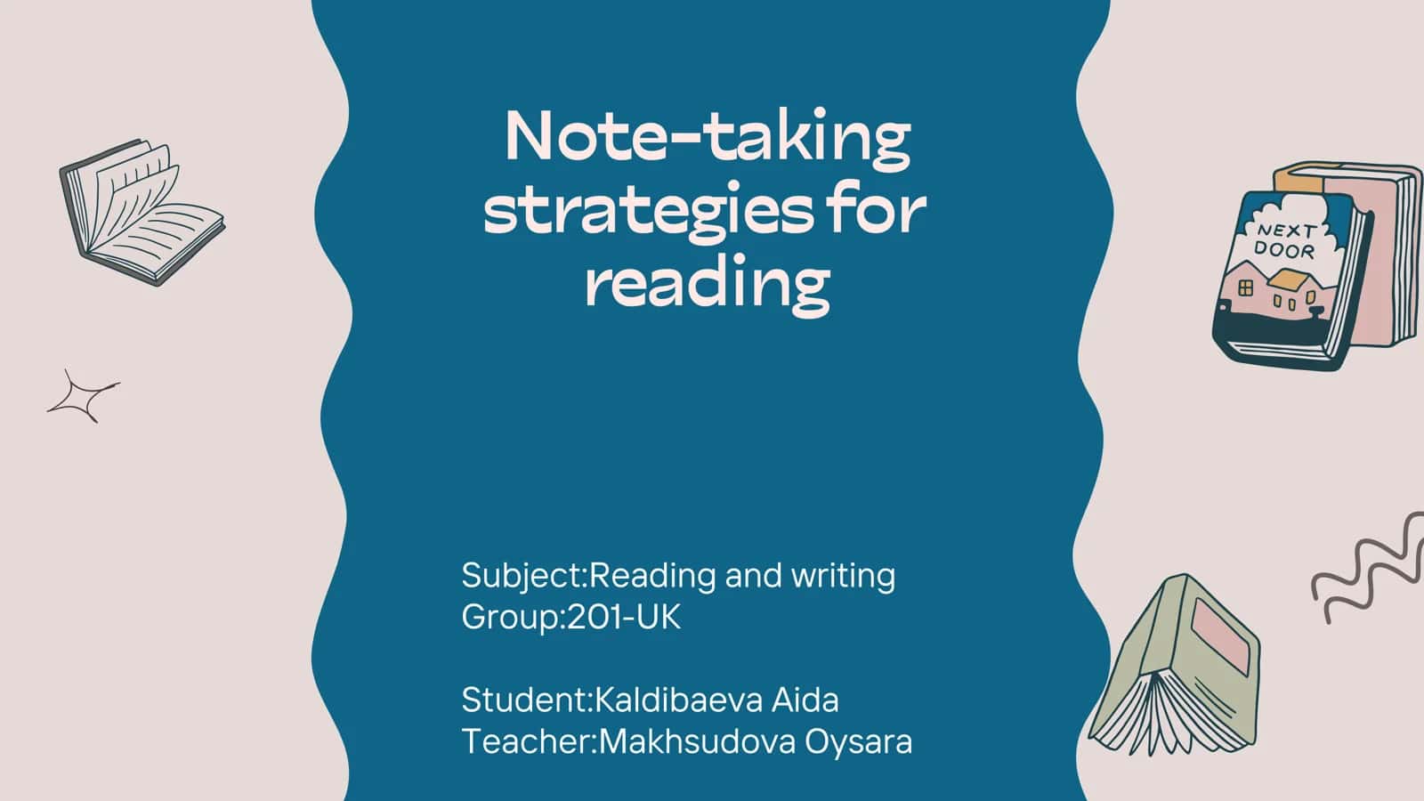 Note-Taking Strategies for Reading 1