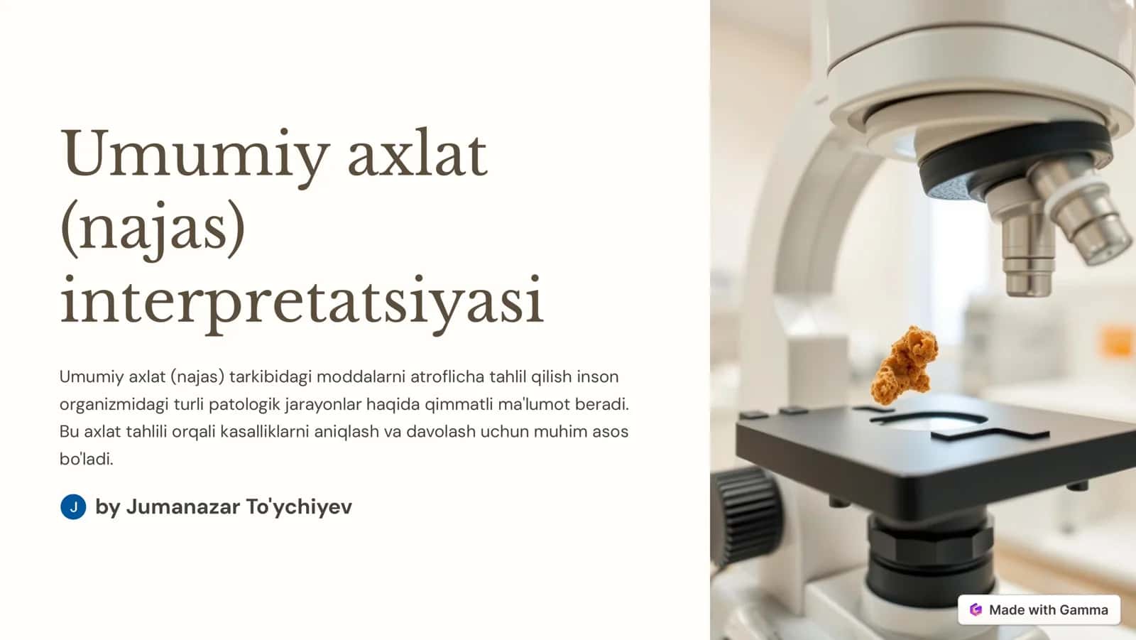 Umumiy axlat 1