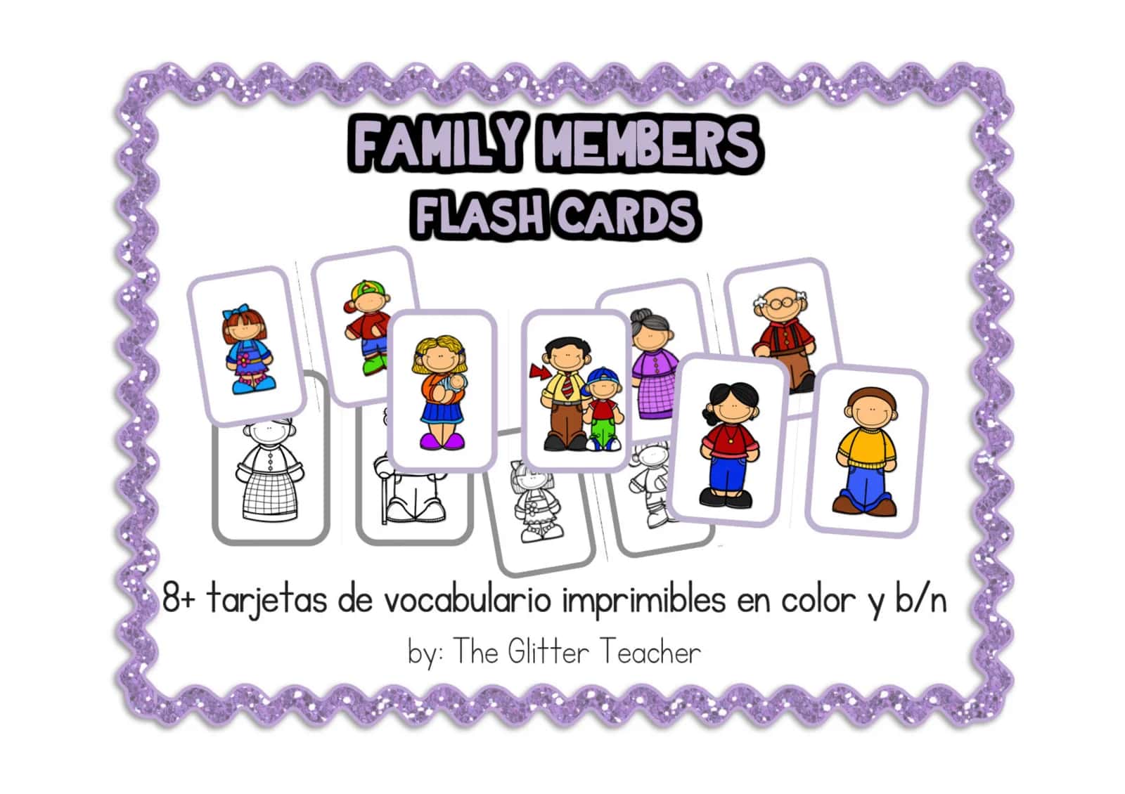 FAMILY MEMBERS FLASH CARDS 1