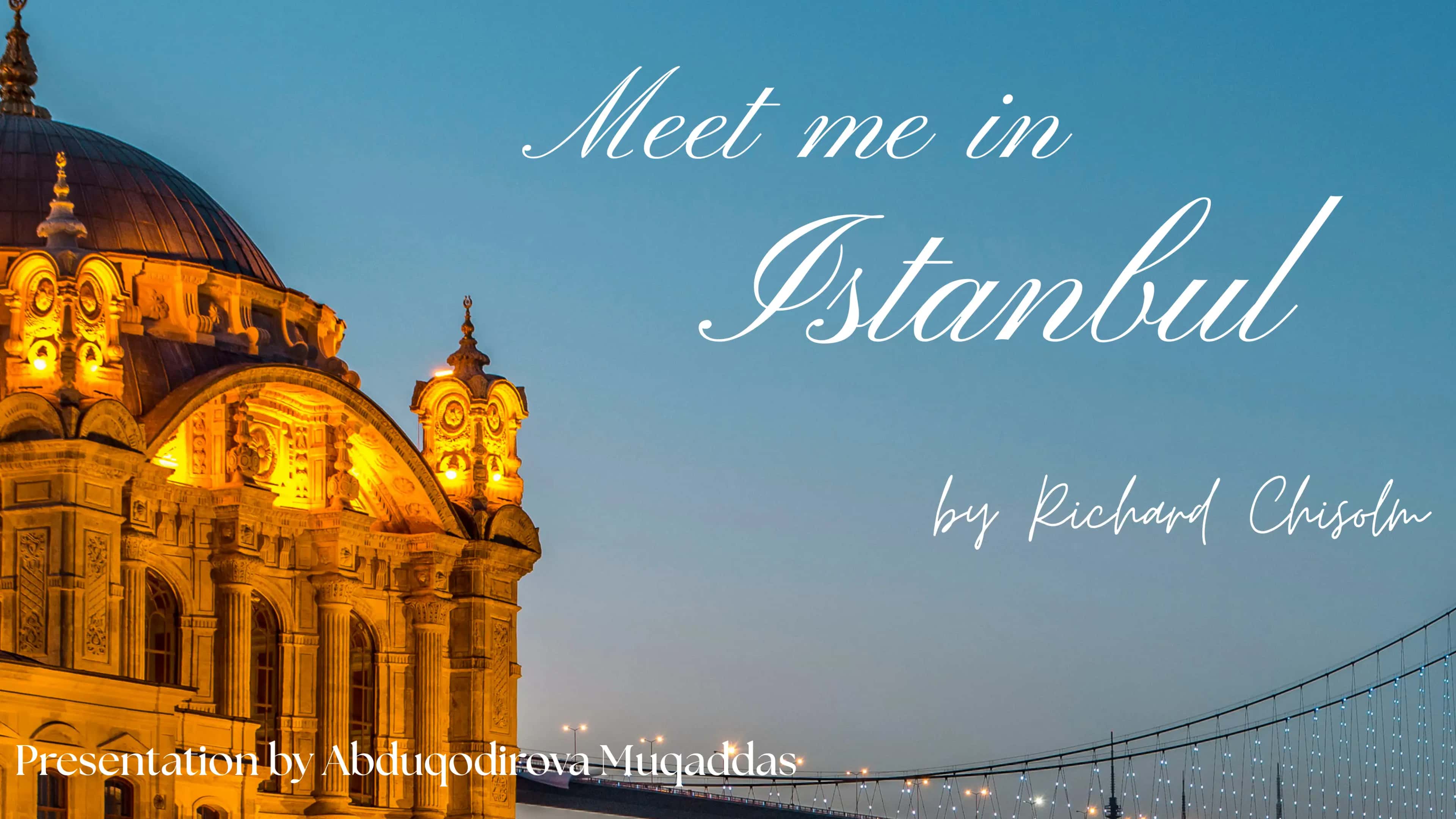 Meet me in Istanbul 1