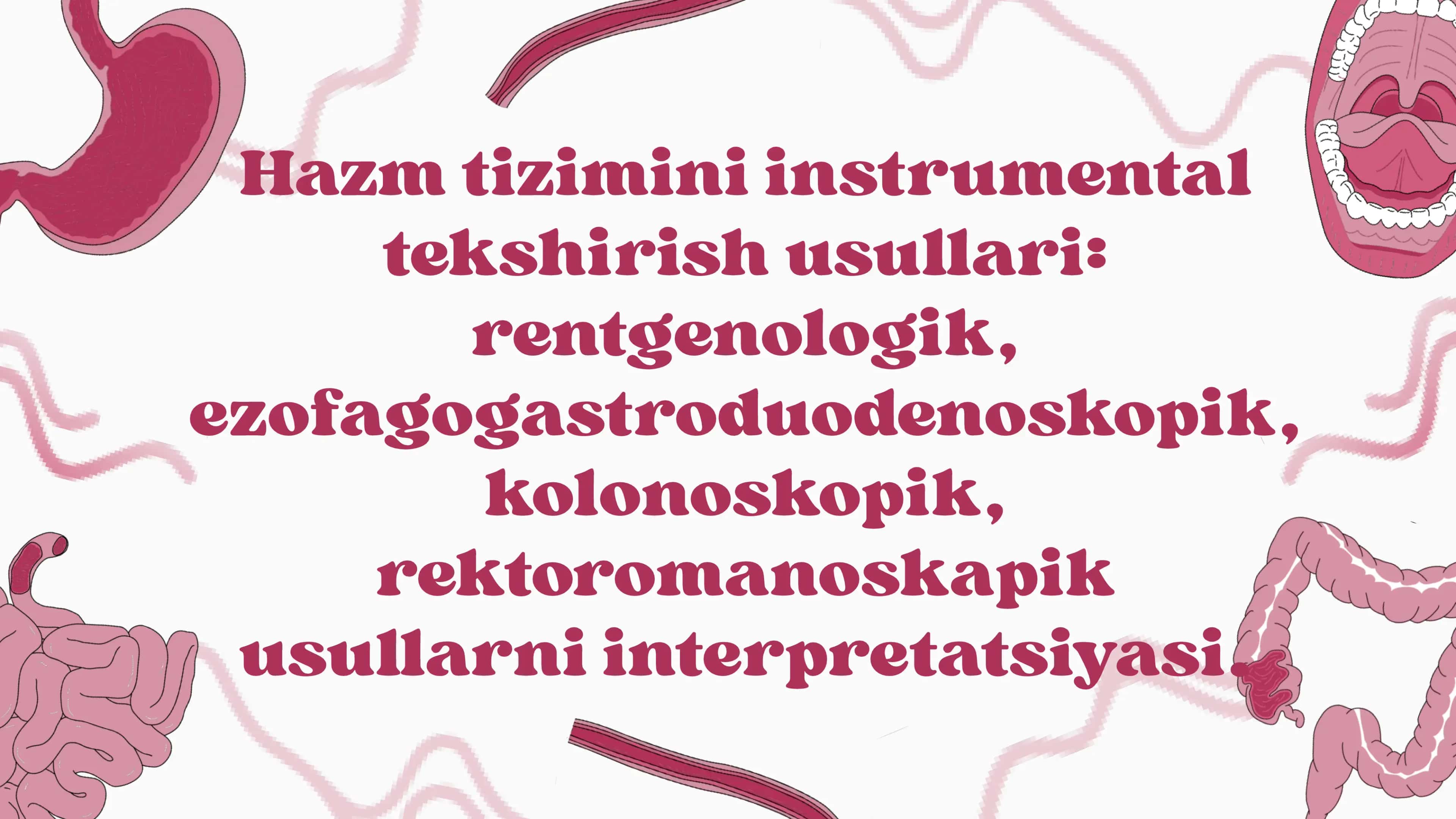 hazmm tizimi instrumental tekshirish usullari 1