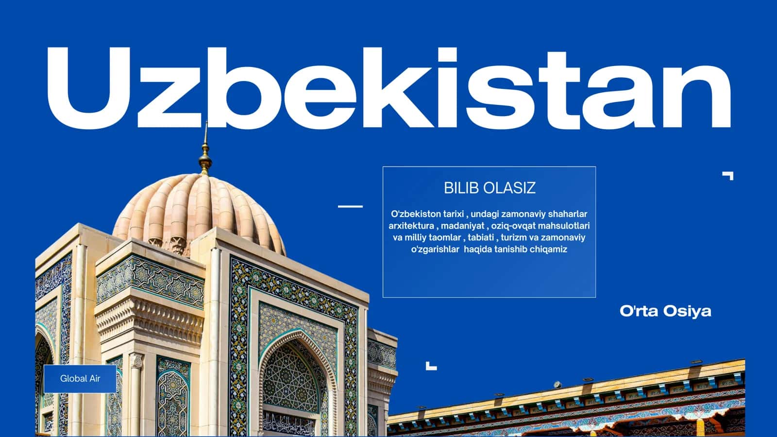 O'ZBEKISTONNING TARIXI 1