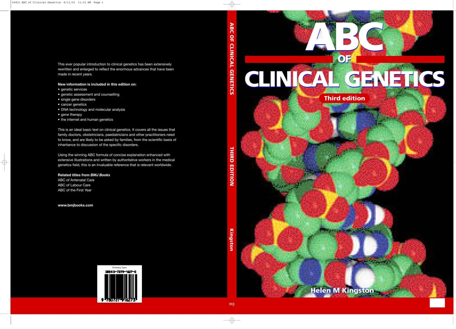 ABC OF CLINICAL GENETICS Third edition 1
