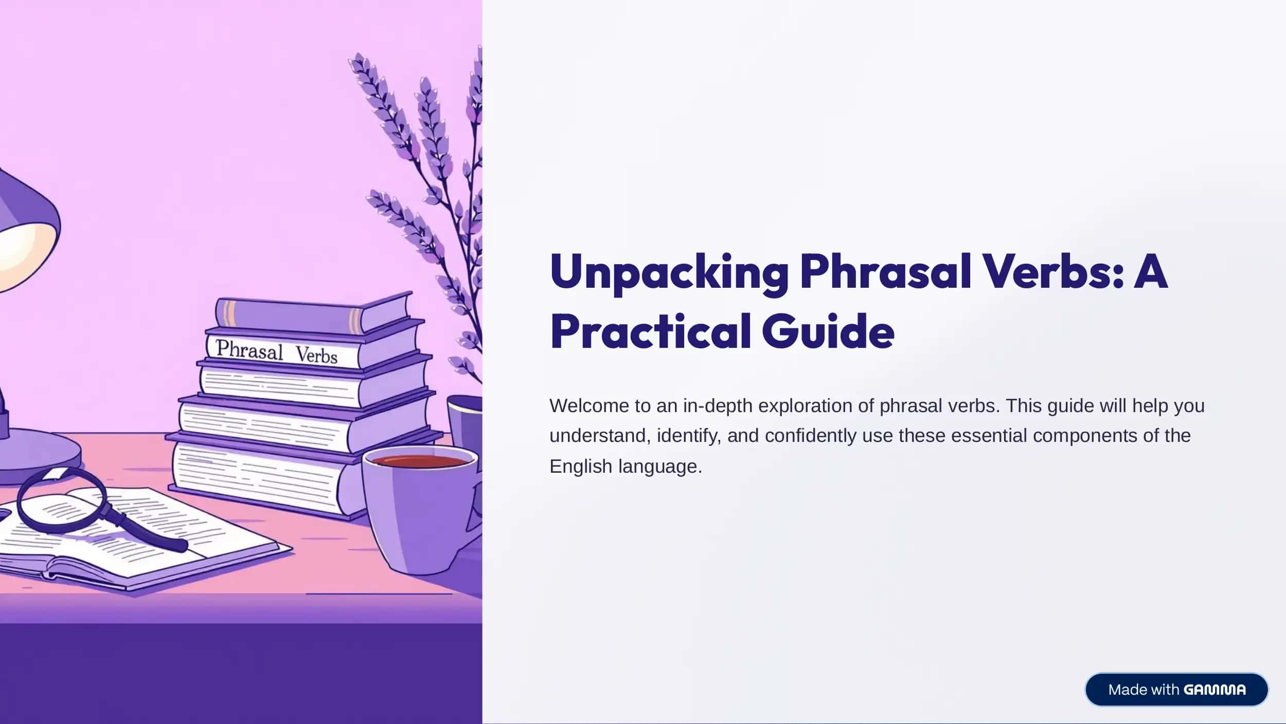 phrasal verbs 1