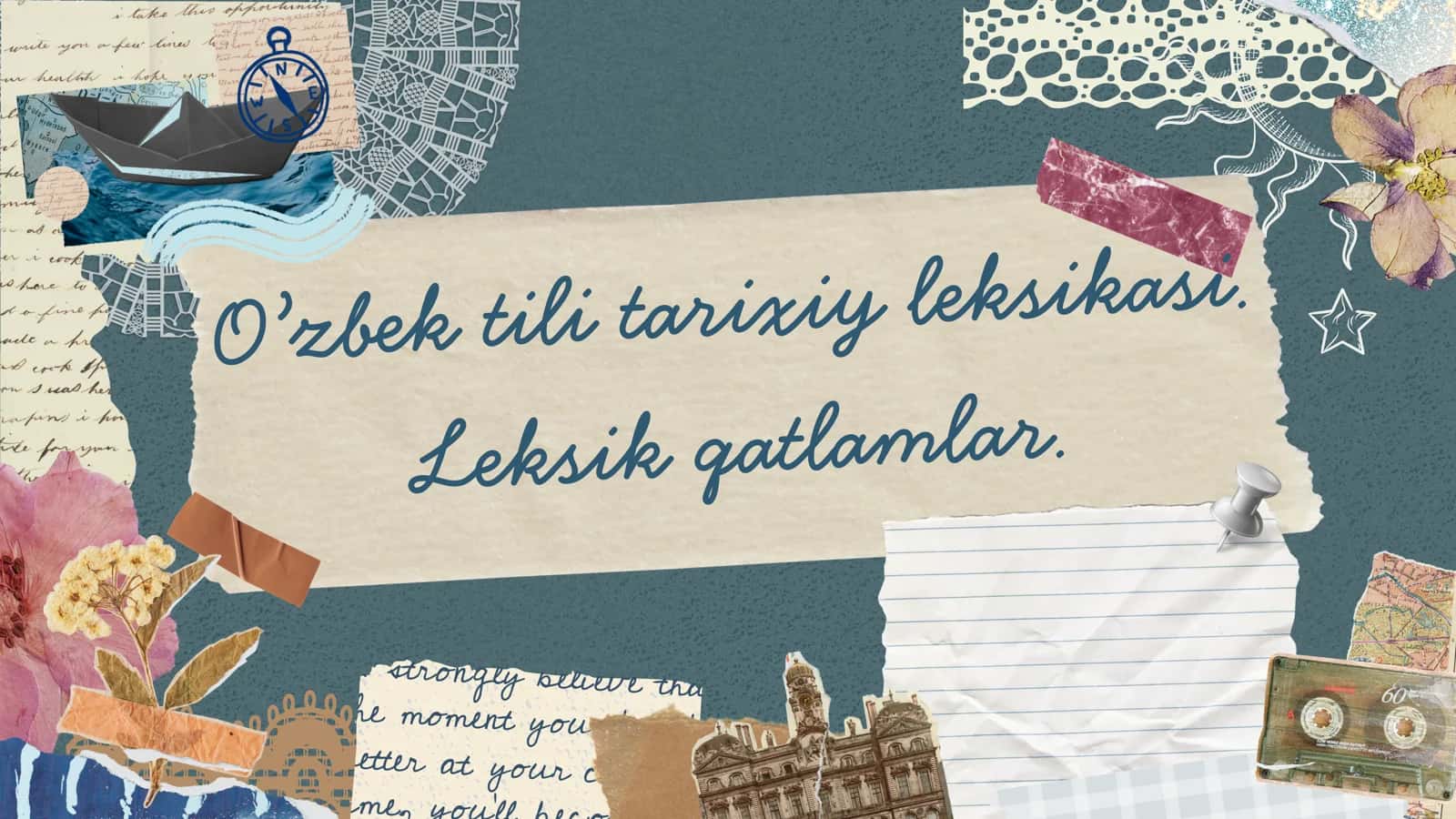 O’zbek tili tarixiy leksikasi 1
