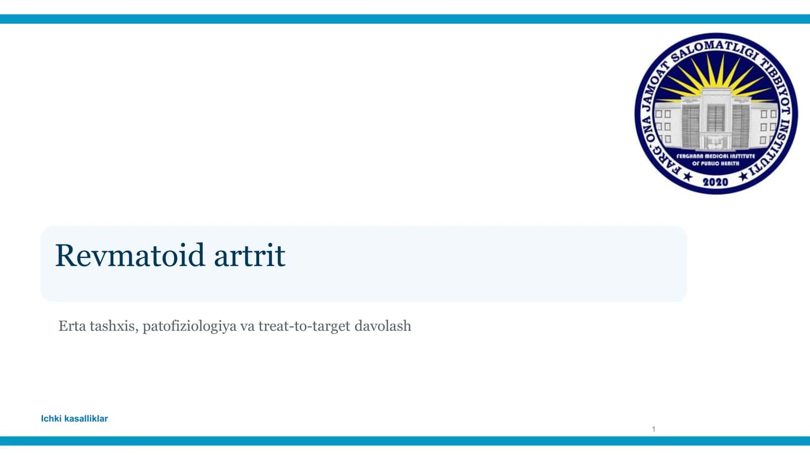 Revmatoid artrit 1