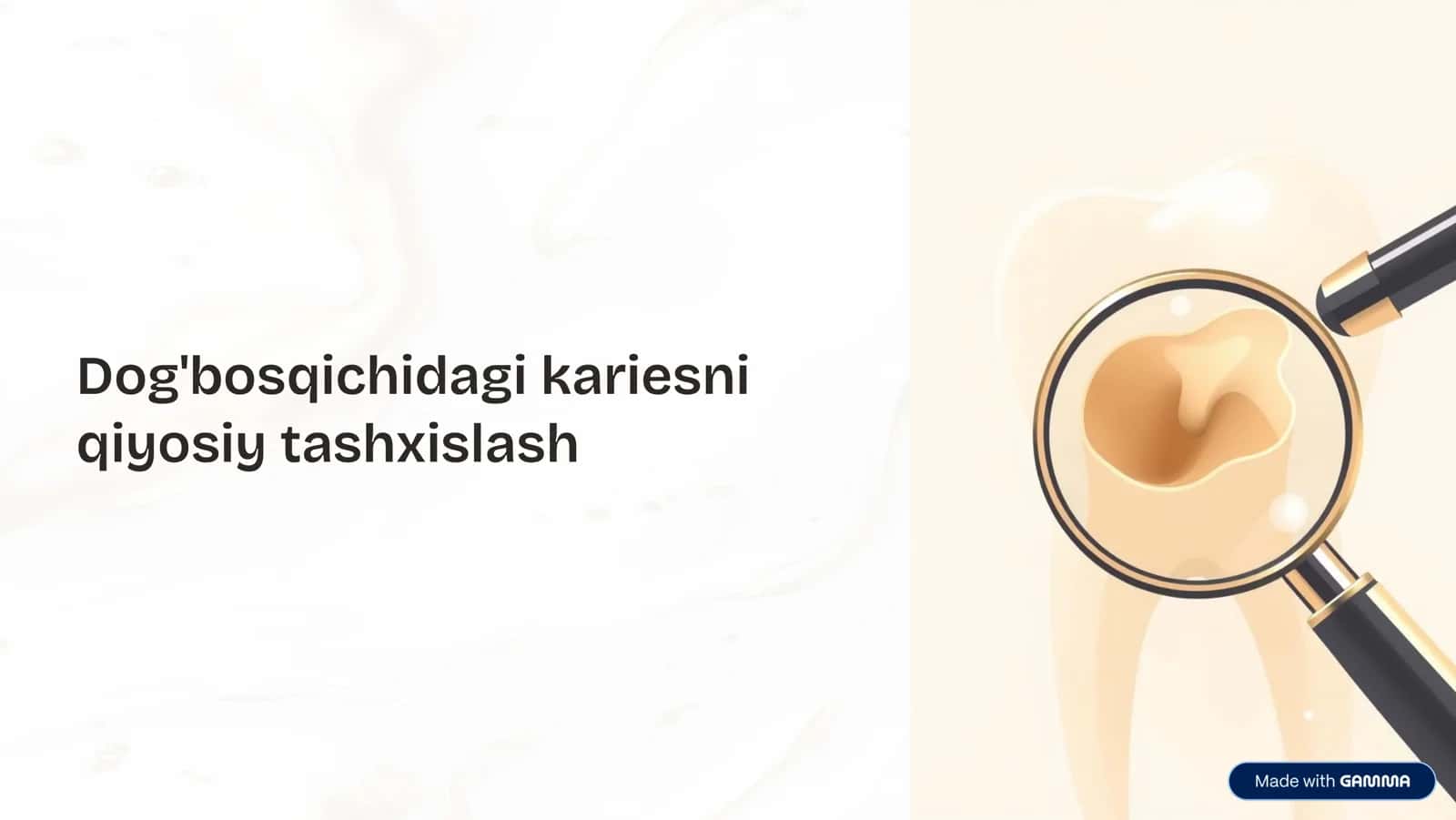 Kariesni qiyosiy tashxislash 1
