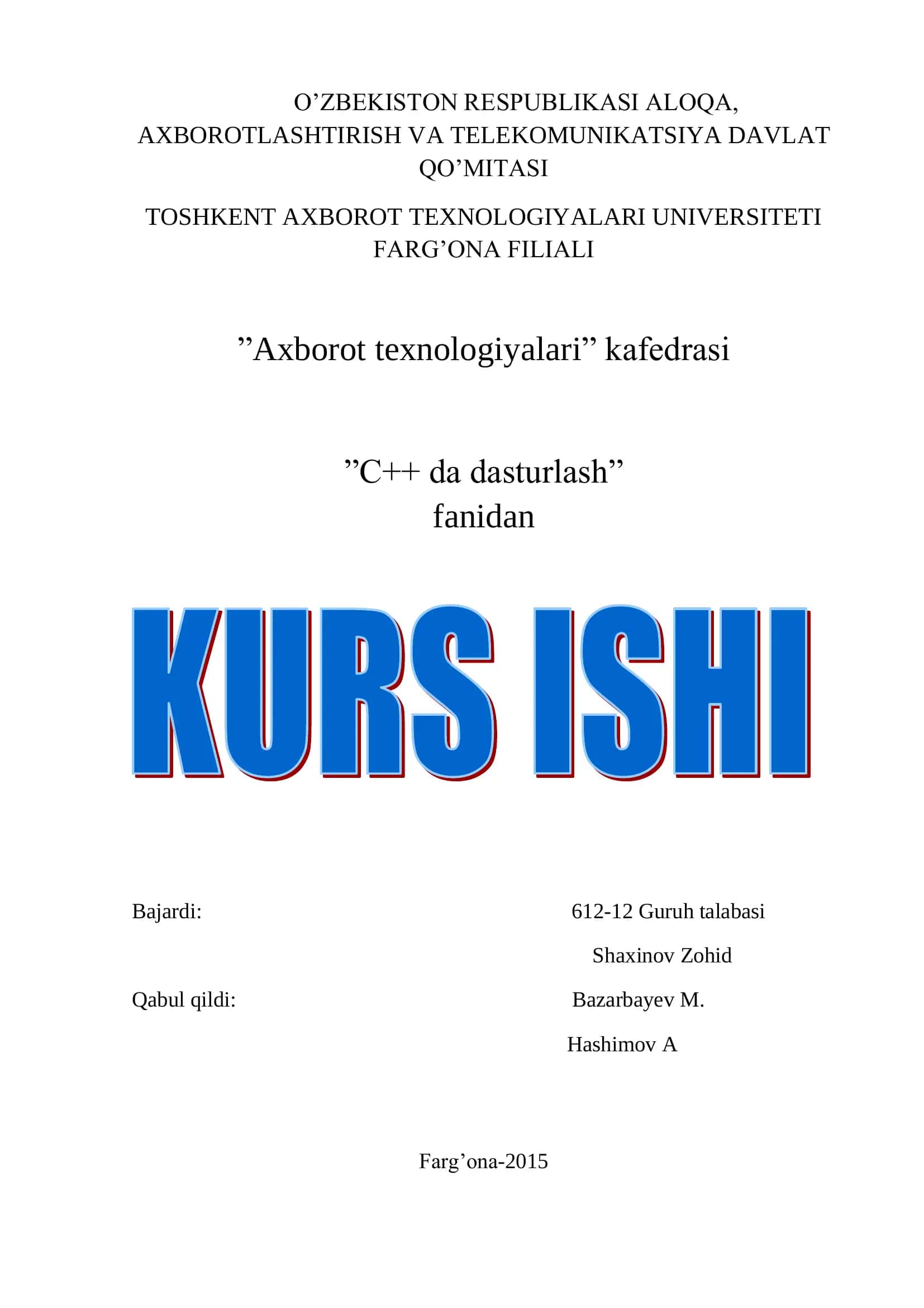 C++ daasturlash tilida butun qiymatli A(n ) massiv va <<M>> soni 1