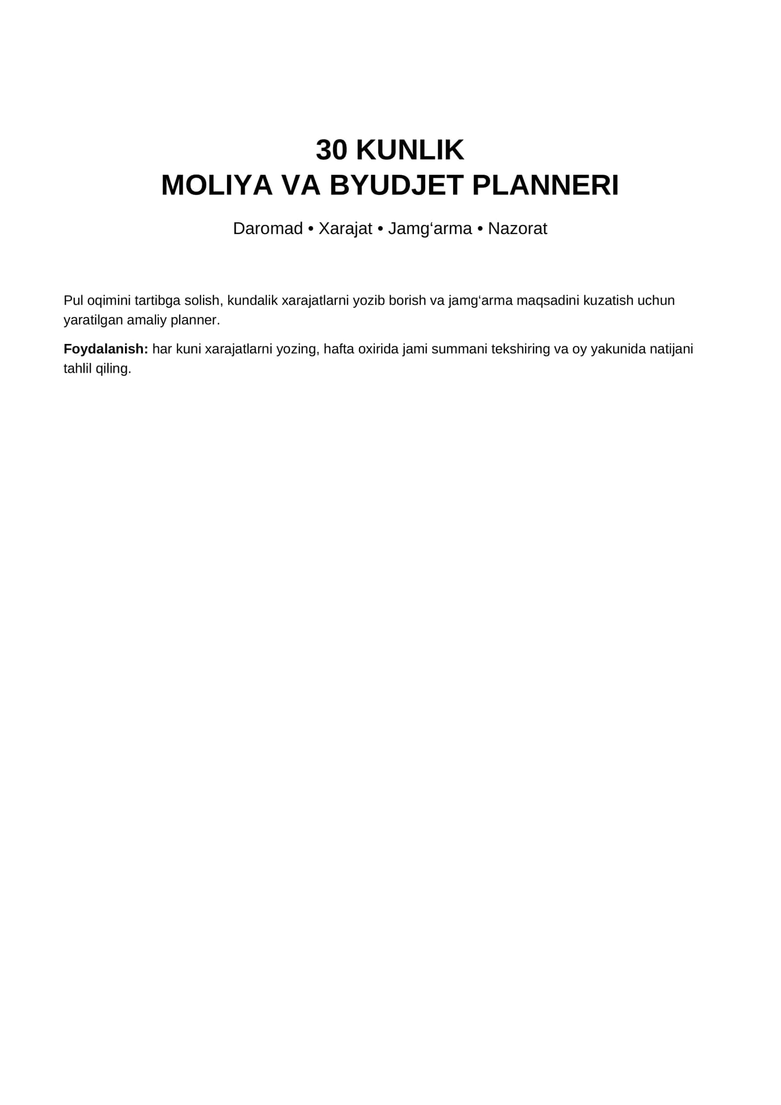 MOLIYA VA BYUDJET PLANNERI 1