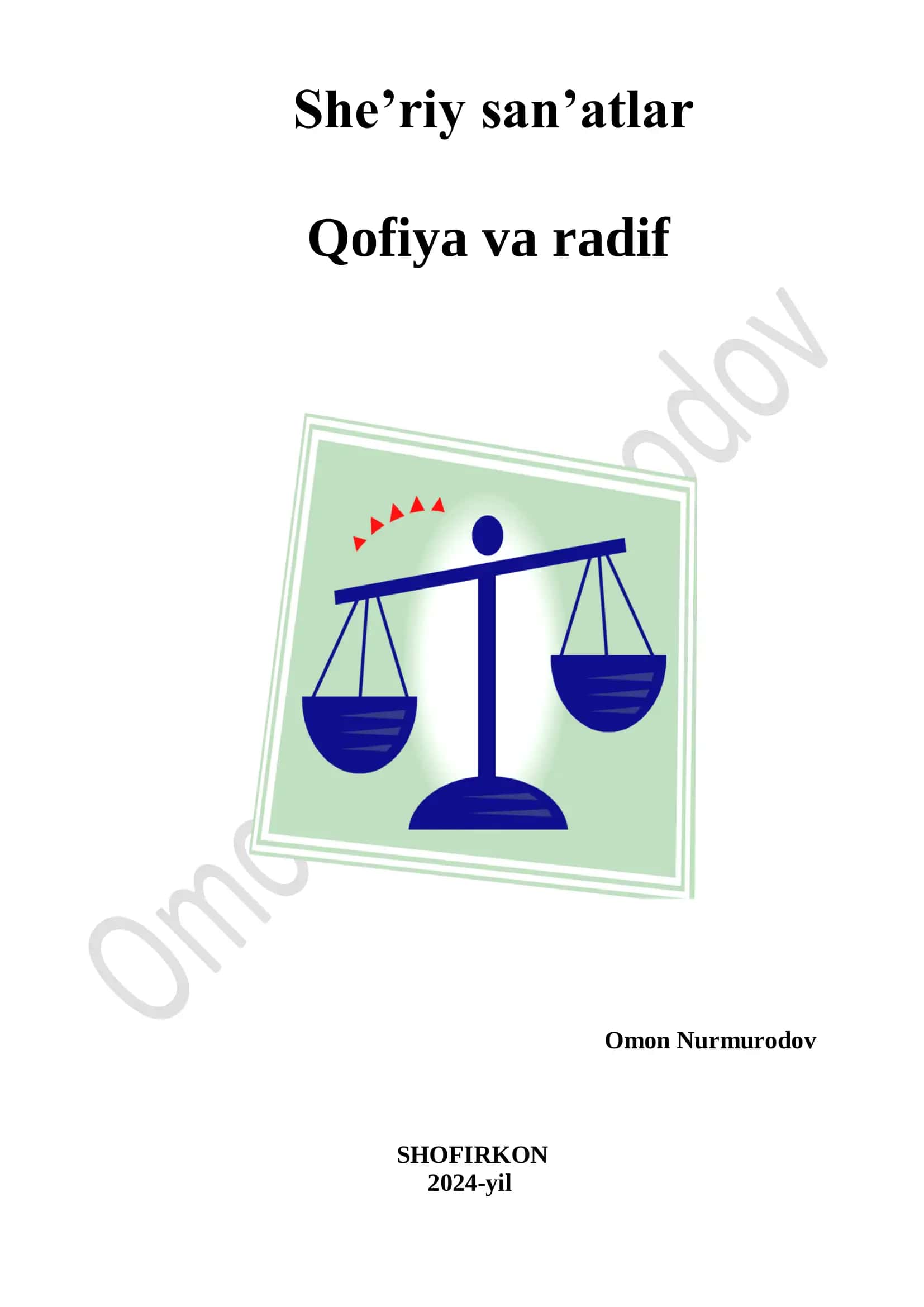Qofiya va radif 1