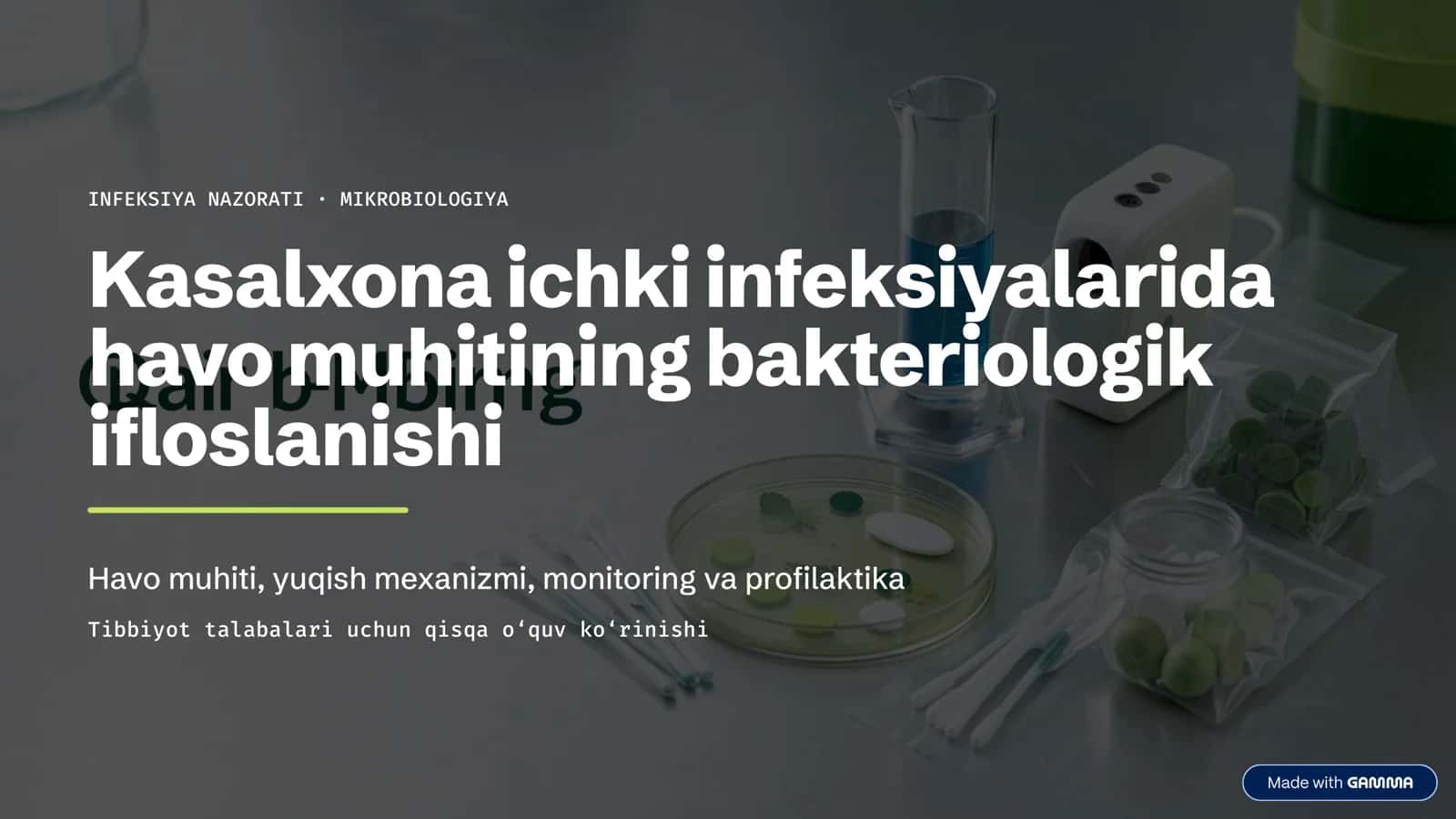 Havoning bakteriologik ifloslanishi 1