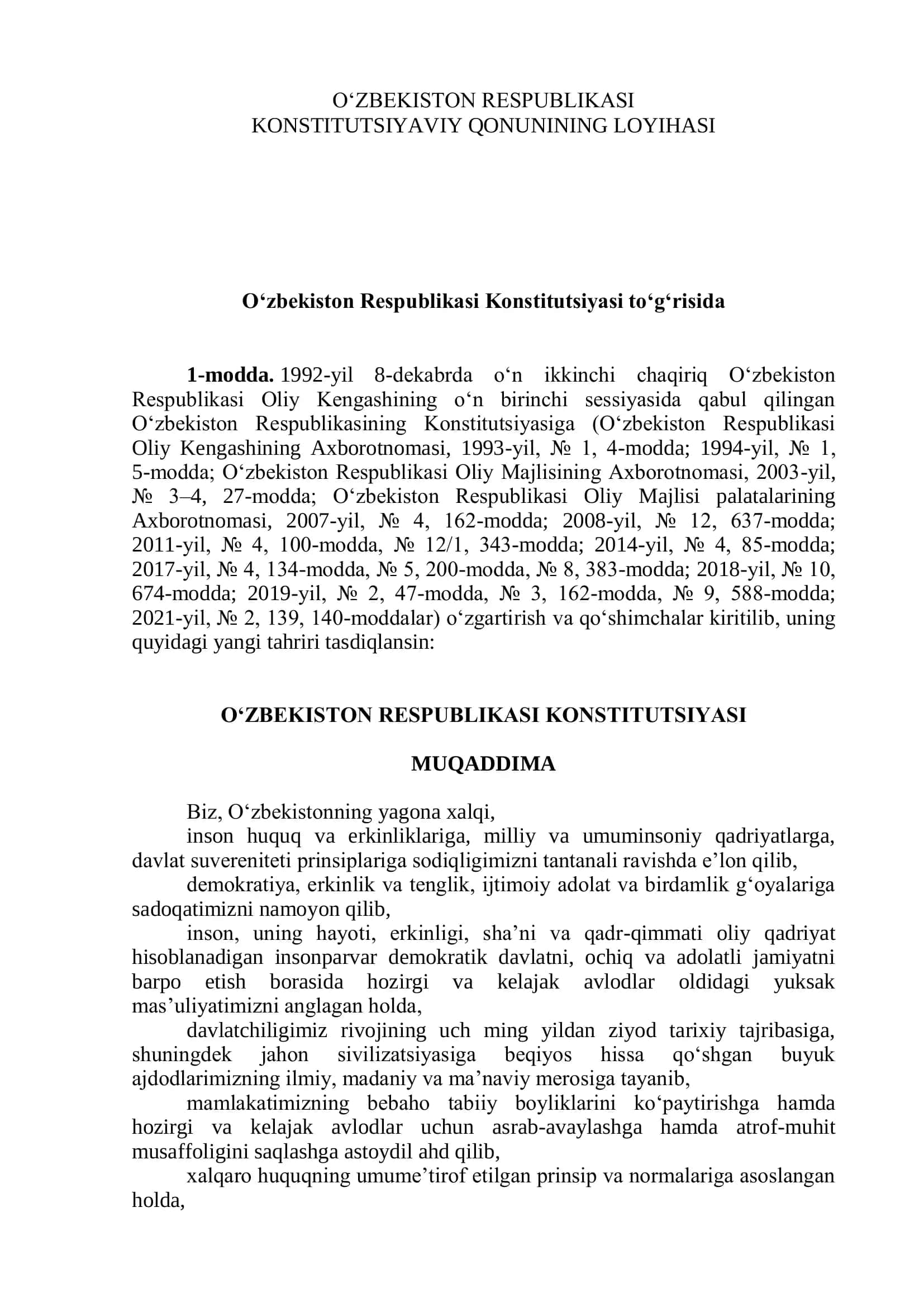 konstitutsiya yangisi 1