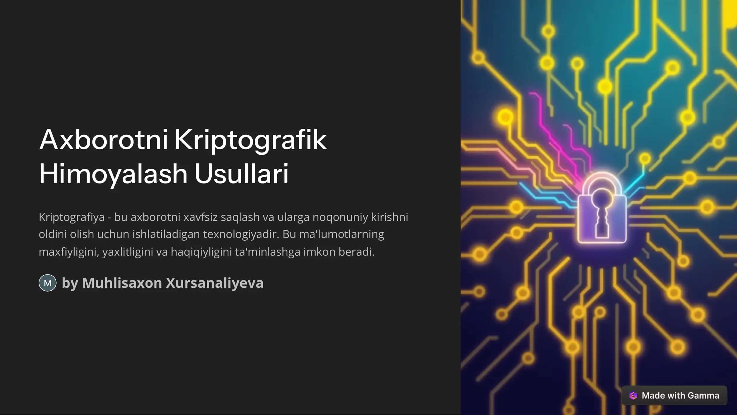 Kriptografiya 1