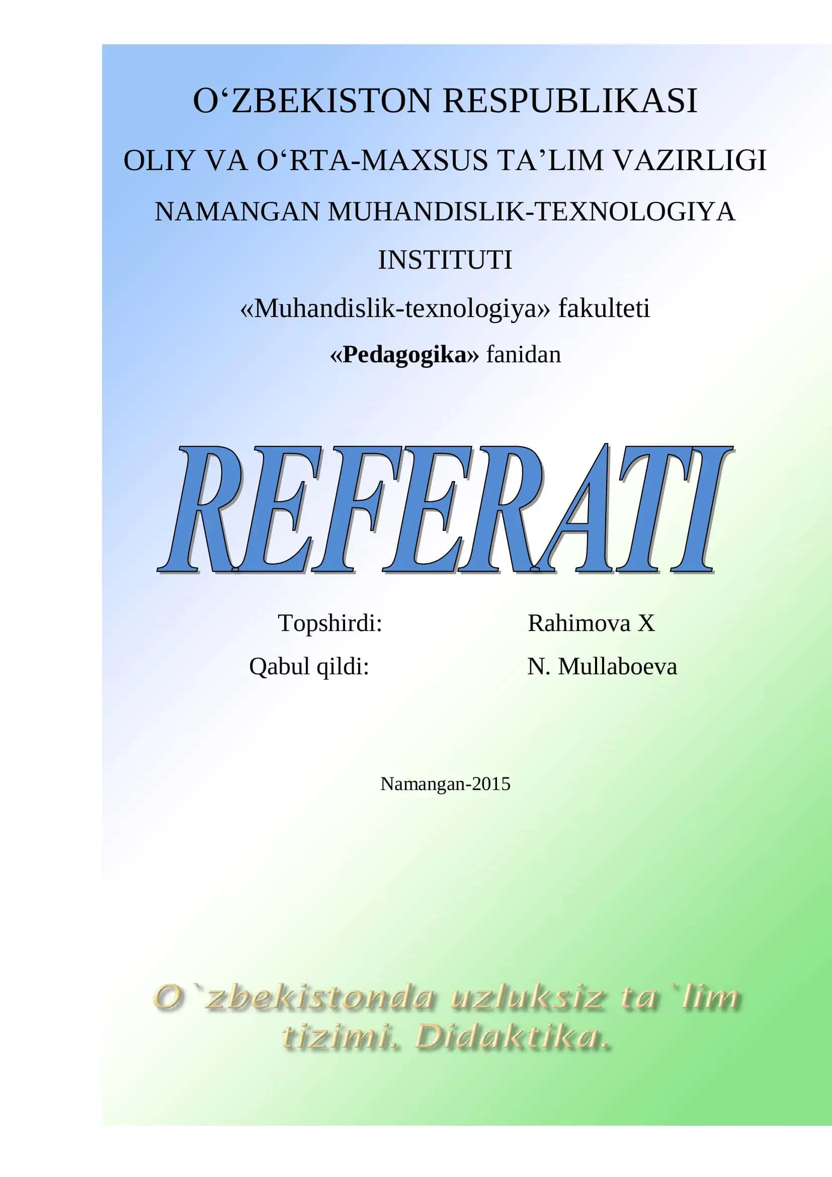 Didaktika 1