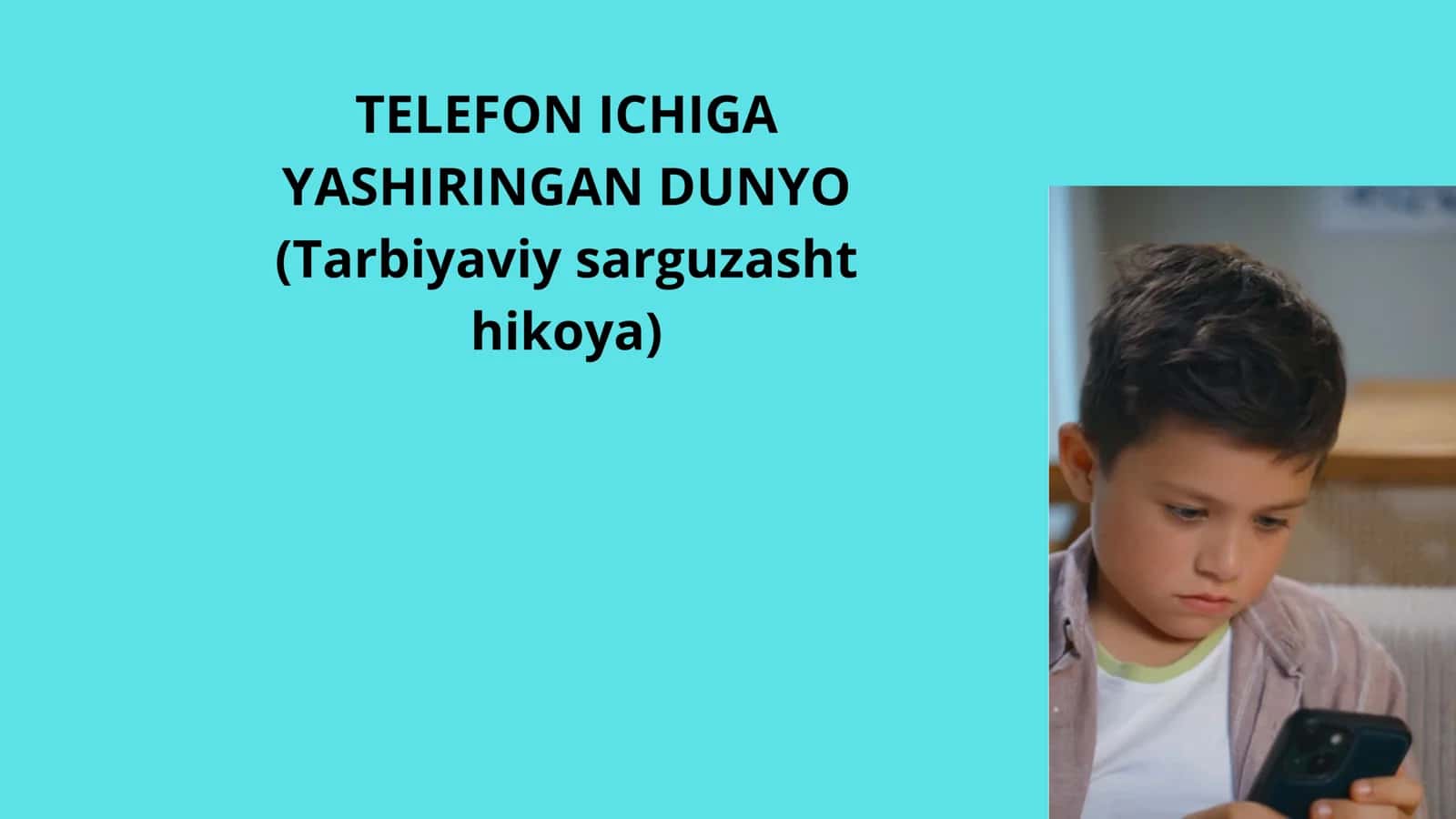 TELEFON ICHIGA YASHIRINGAN DUNYO 1