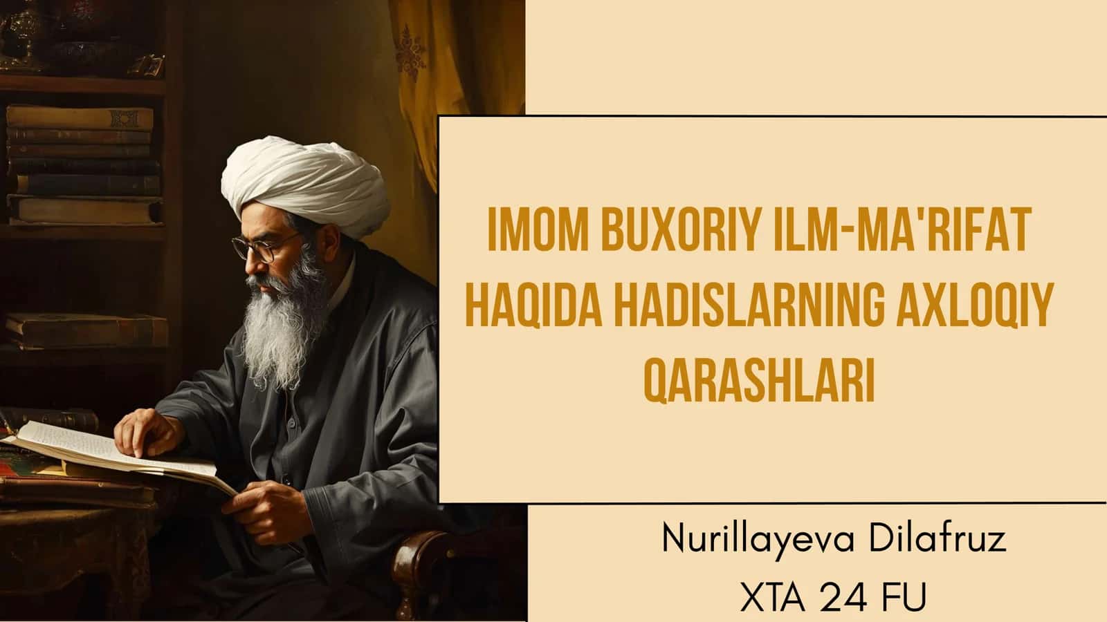 Imom Buxoriy 1