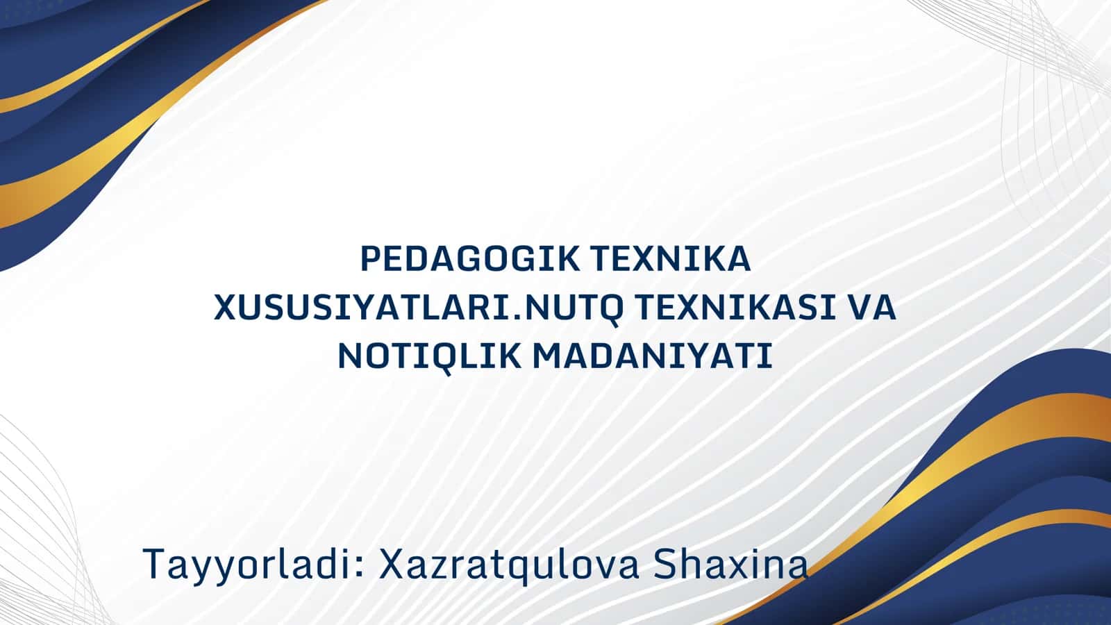 Pedagogik texnika xususiyatlari 1