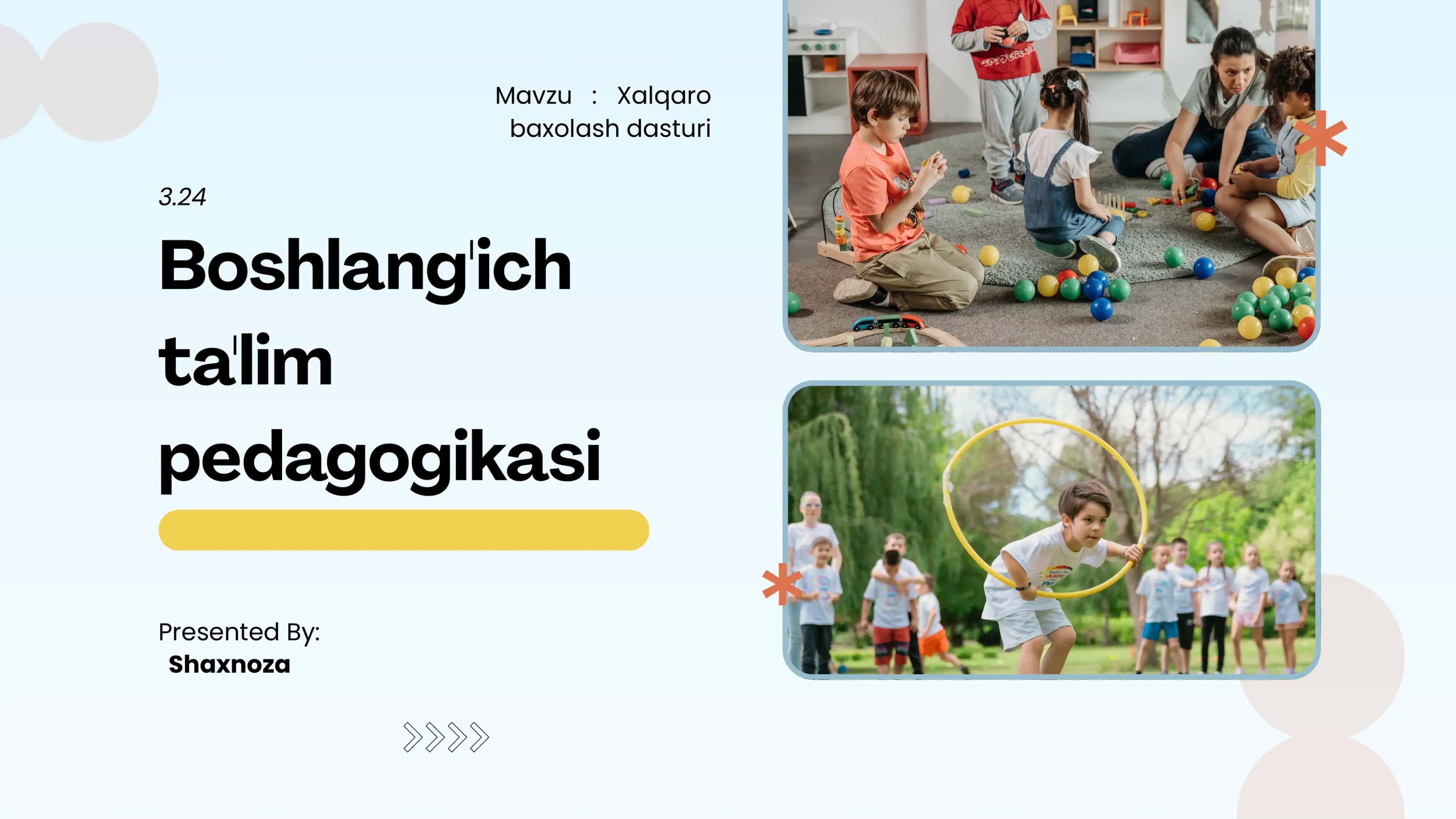 Xalqaro baholash dasturlari 1