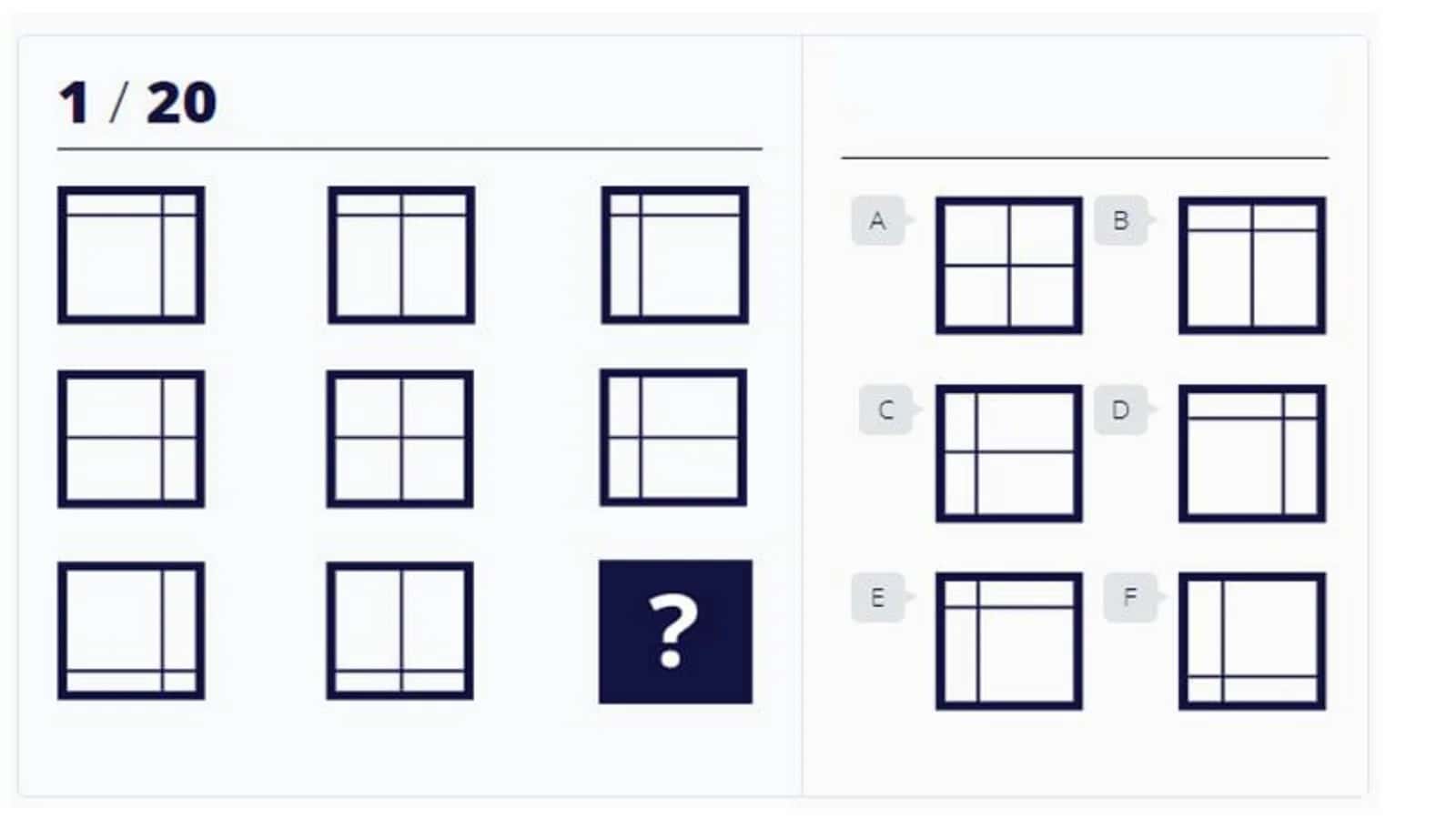 20 matalik IQ test 1