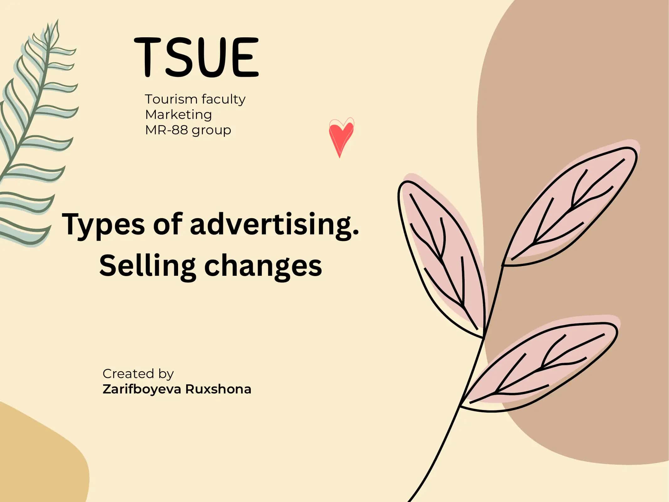 Types of advertising ppt 1