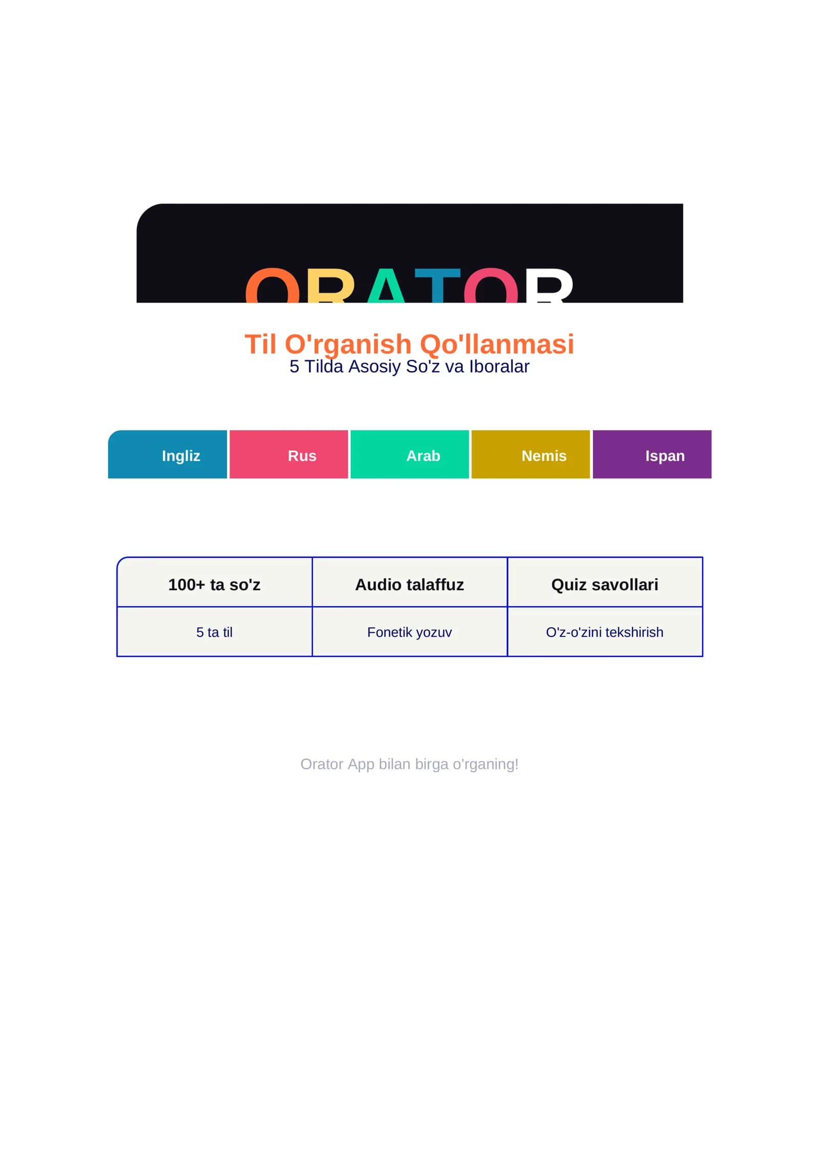 ORATOR 1