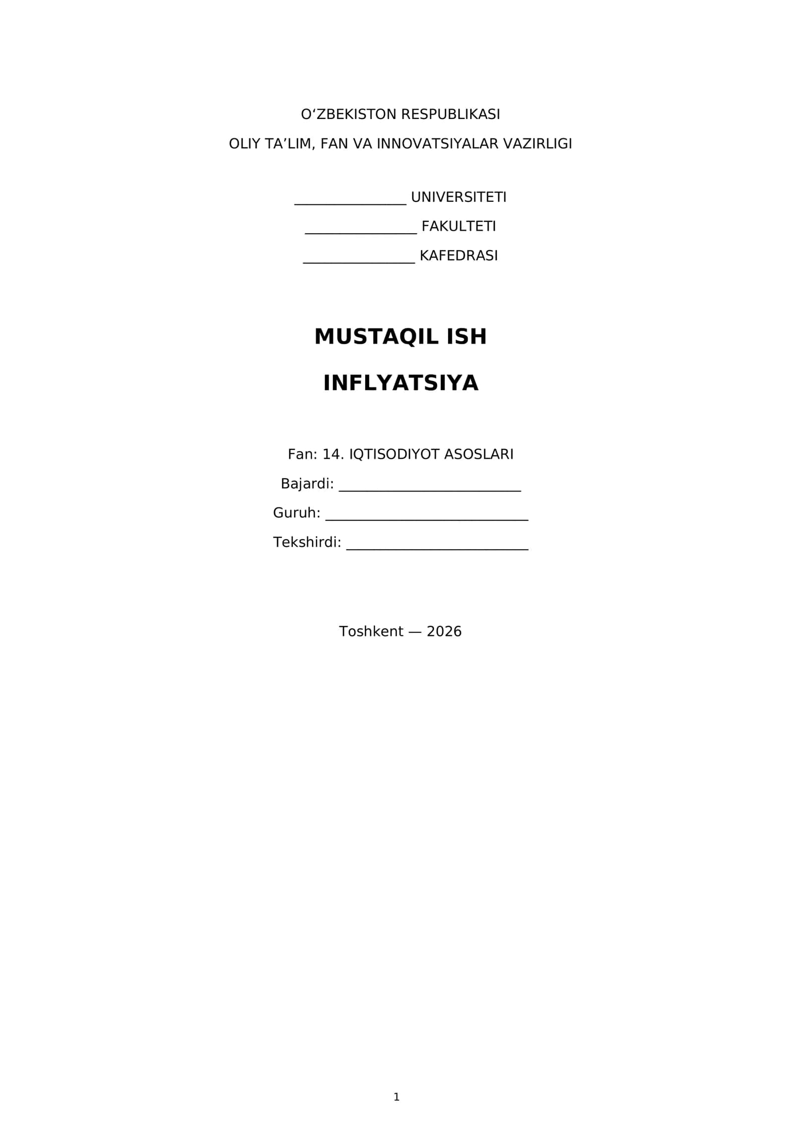 Inflyatsiya 1