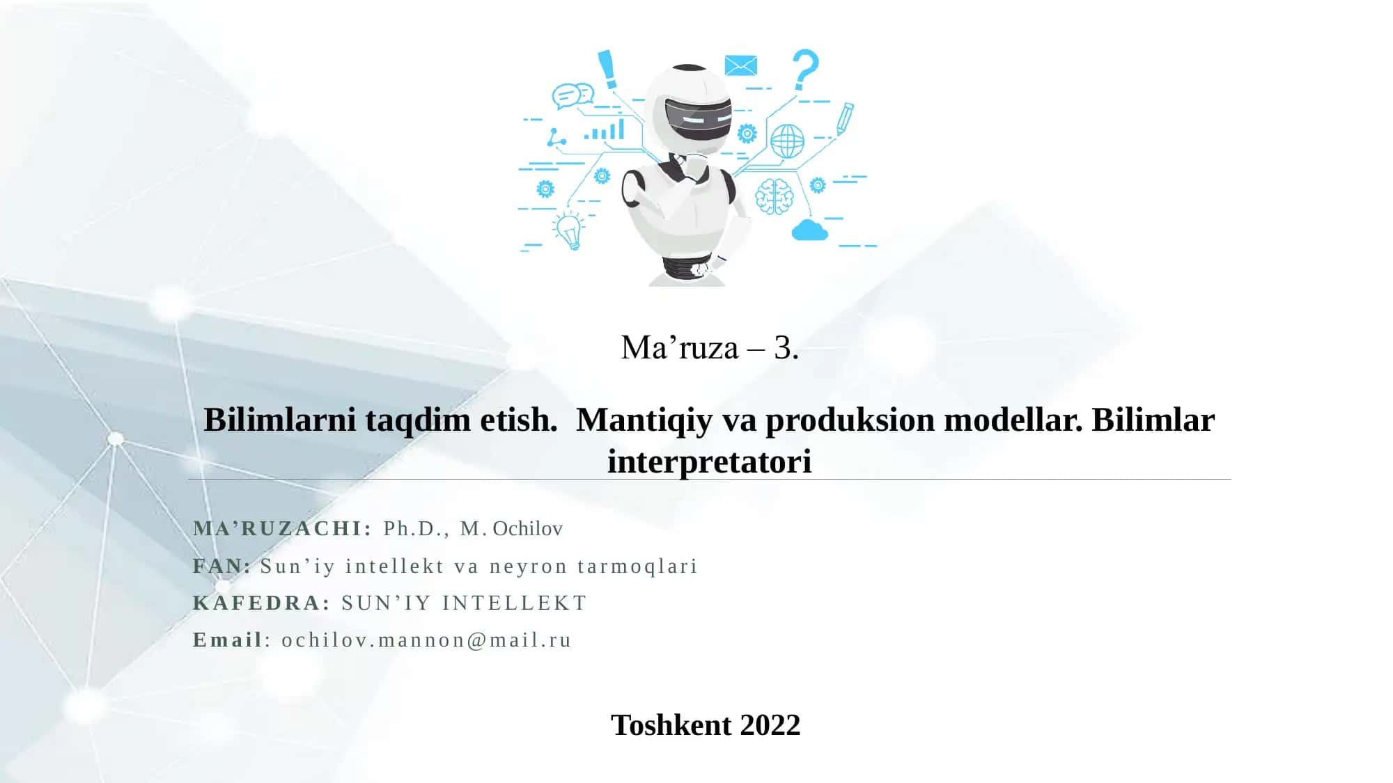 Produksion model 1