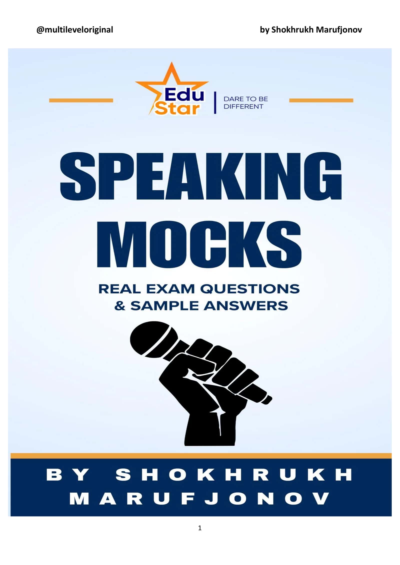 Speaking in English 1