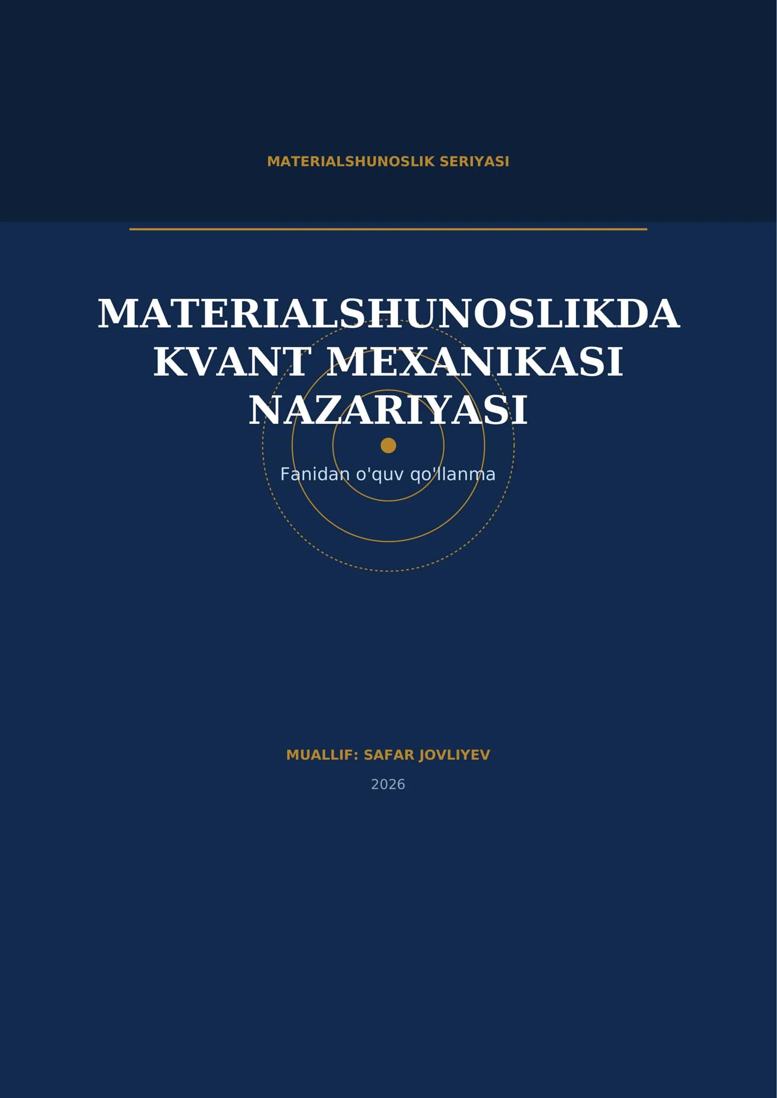 MATERIALSHUNOSLIK SERIYASI 1