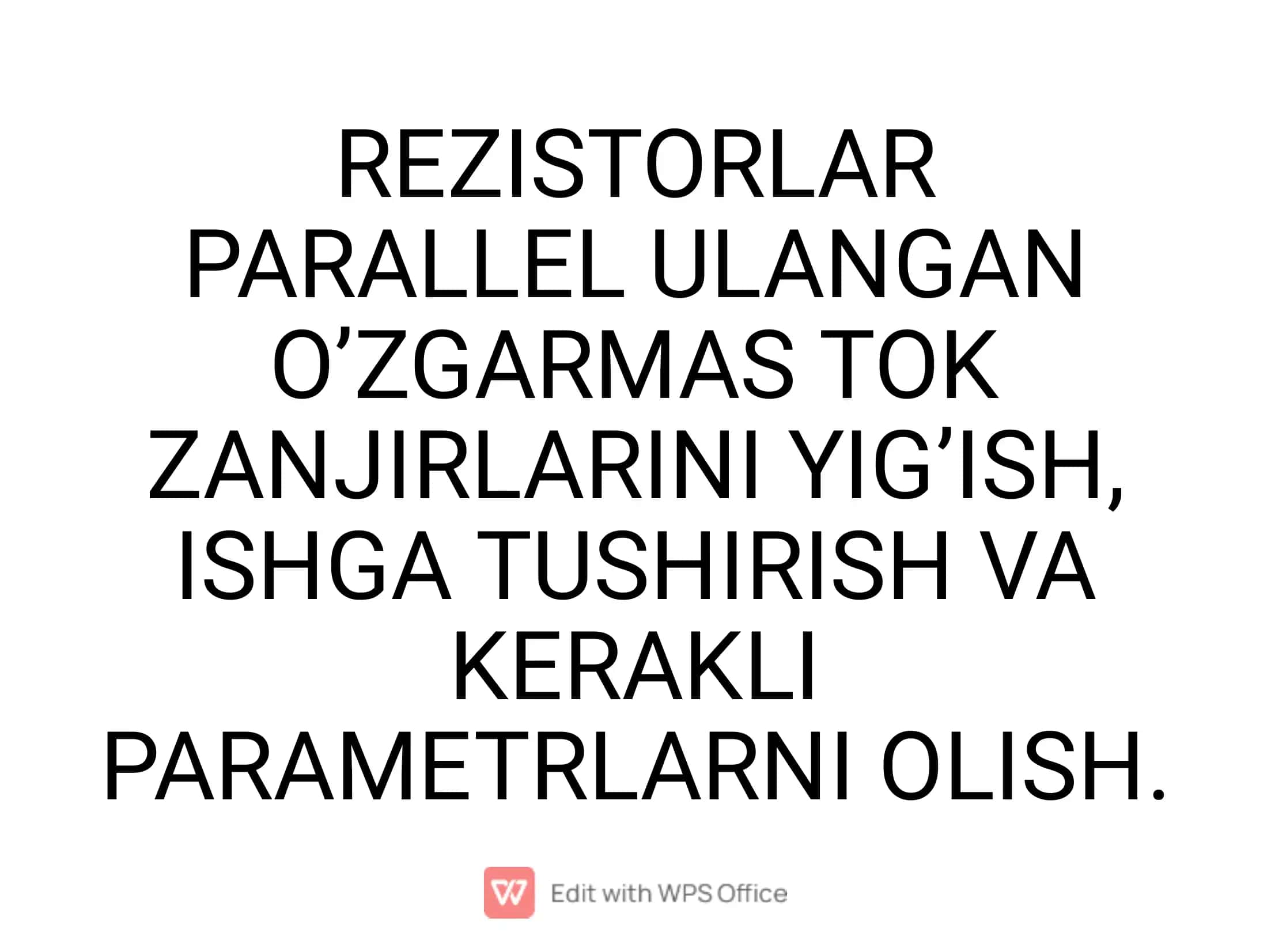REZISTORLAR 1