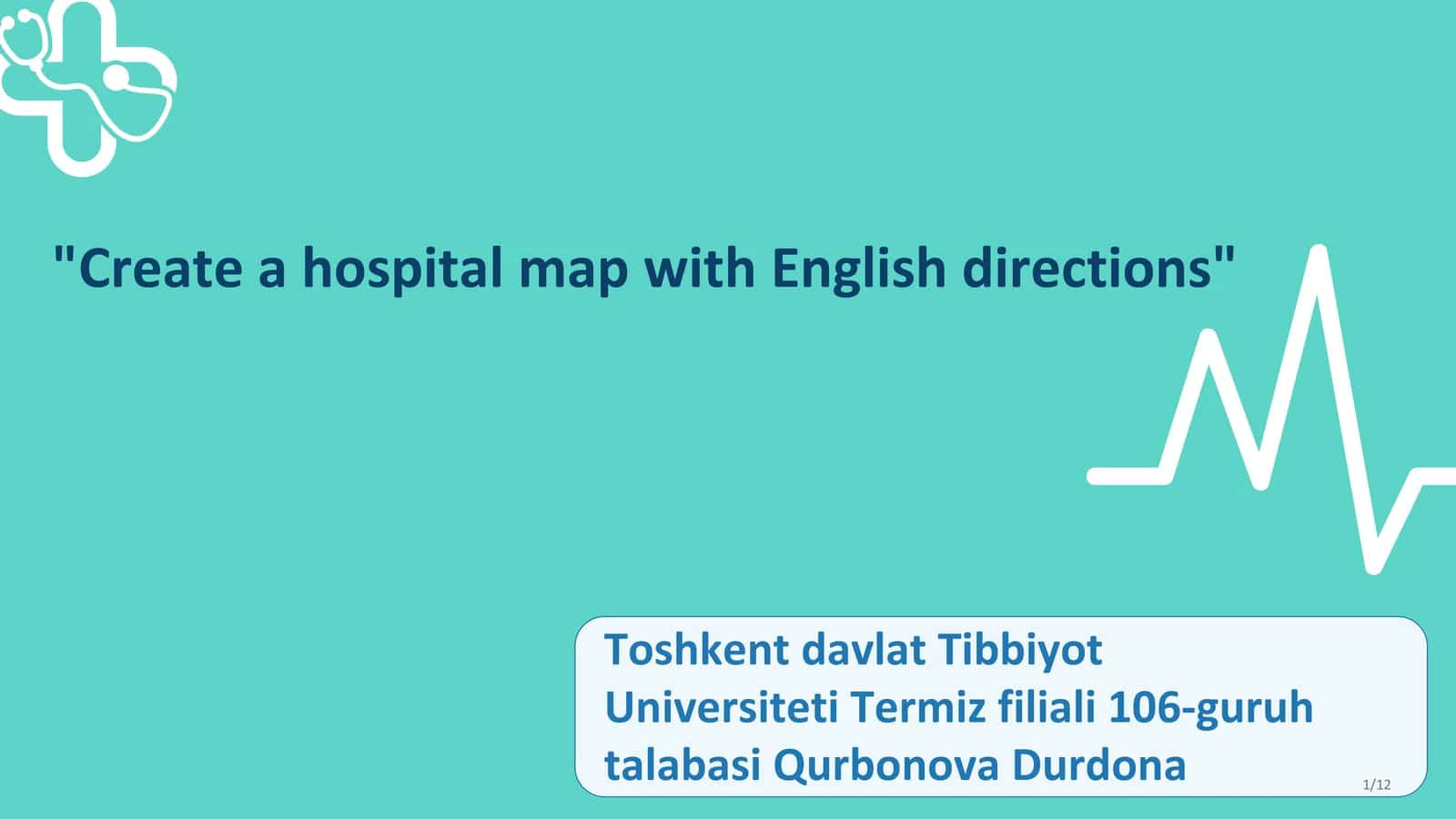 Hospital map 1
