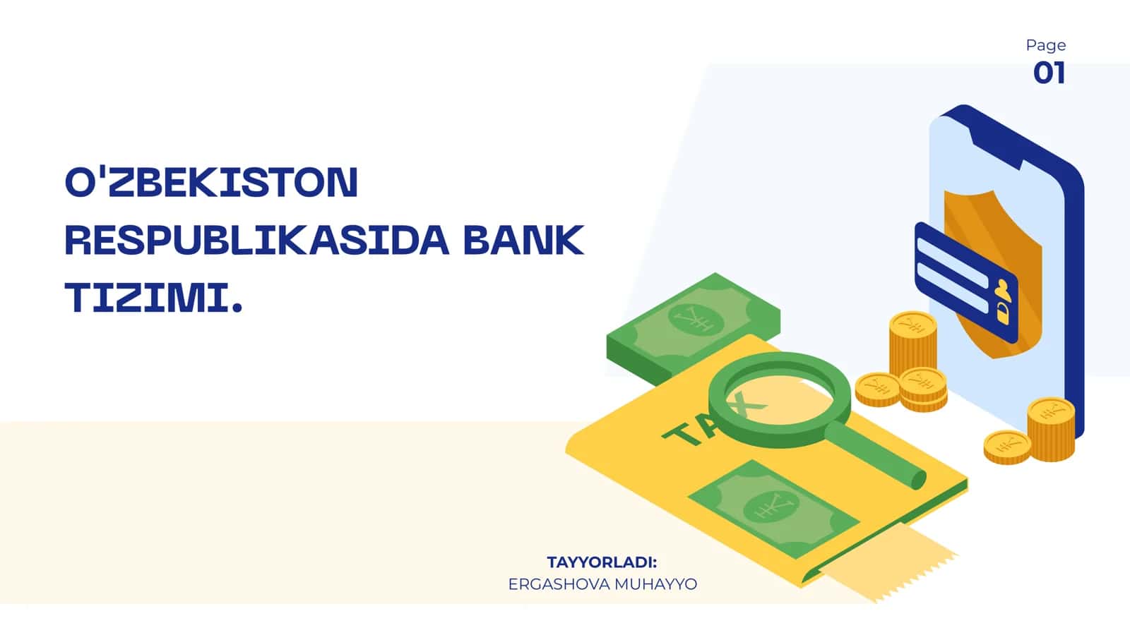 OʻZBEKISTON RESPUBLIKASIDA BANK TIZIMI 1