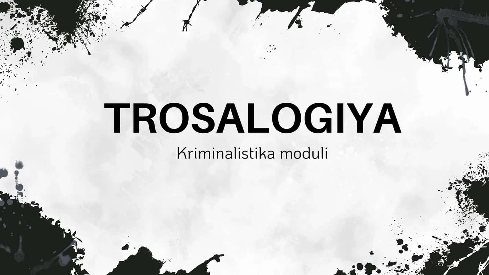 TRASOLOGIYA 1