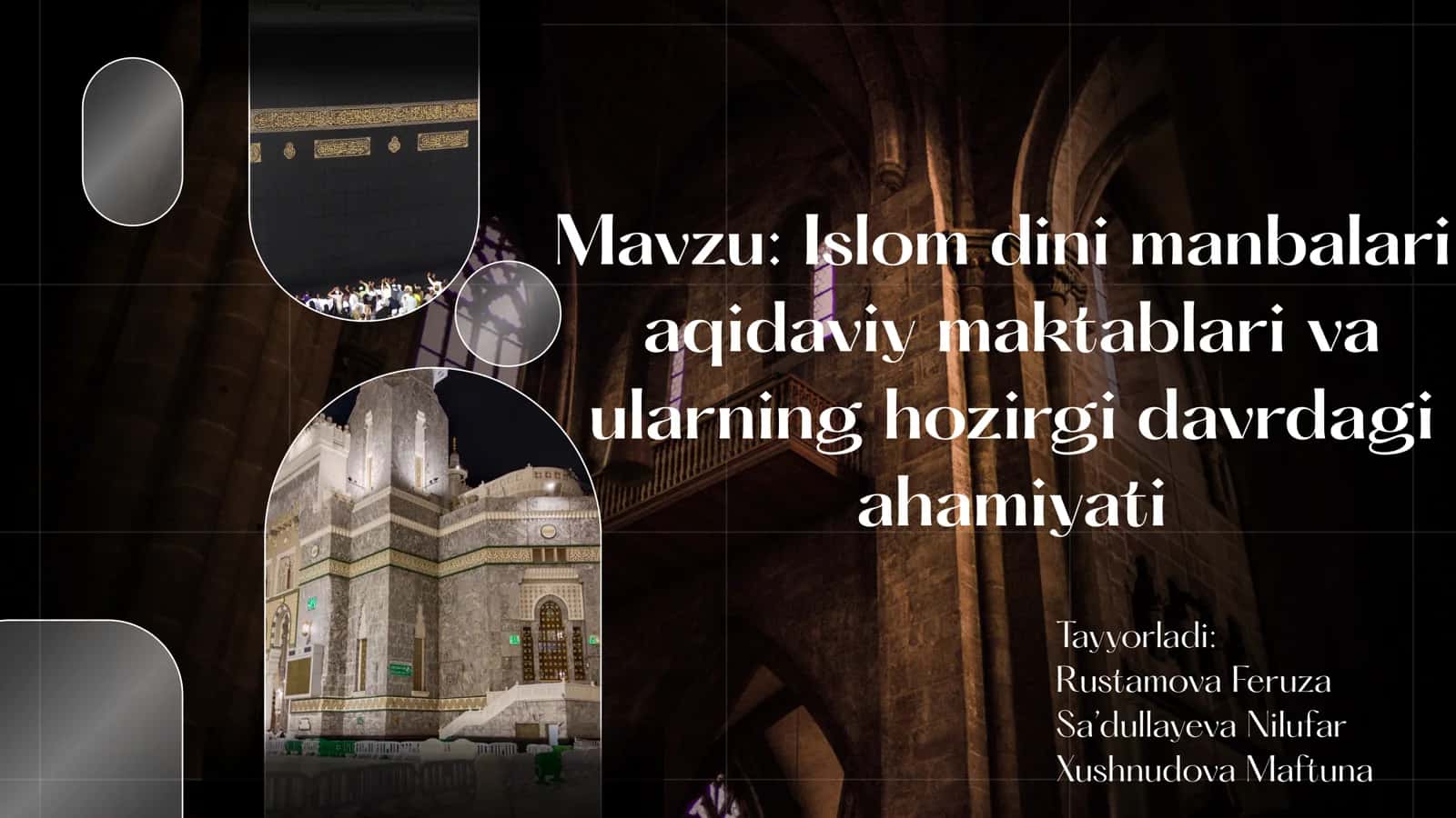 Islom dini manbalari 1