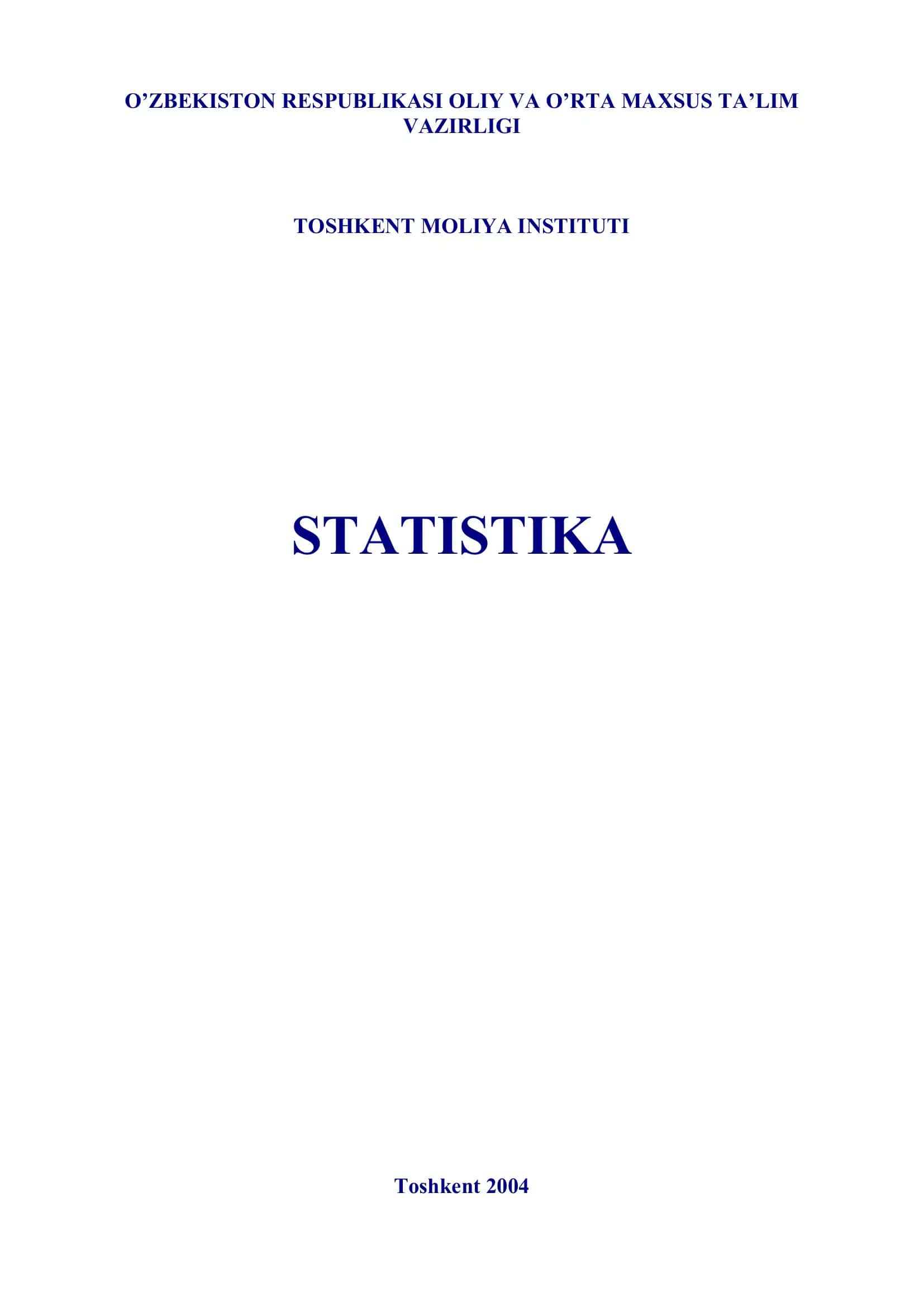 STATISTIKA 1