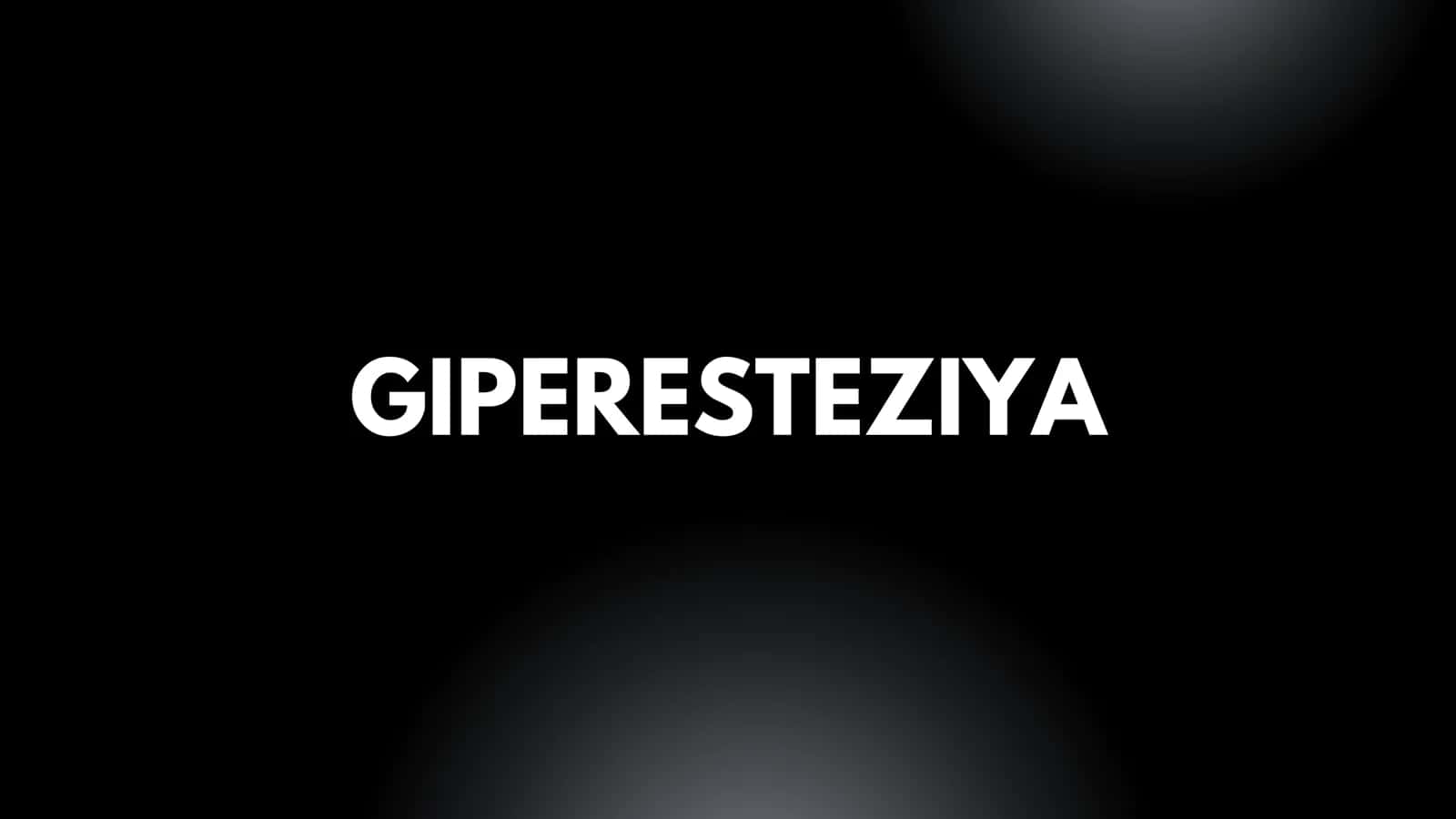 GIPERESTEZIYA 1