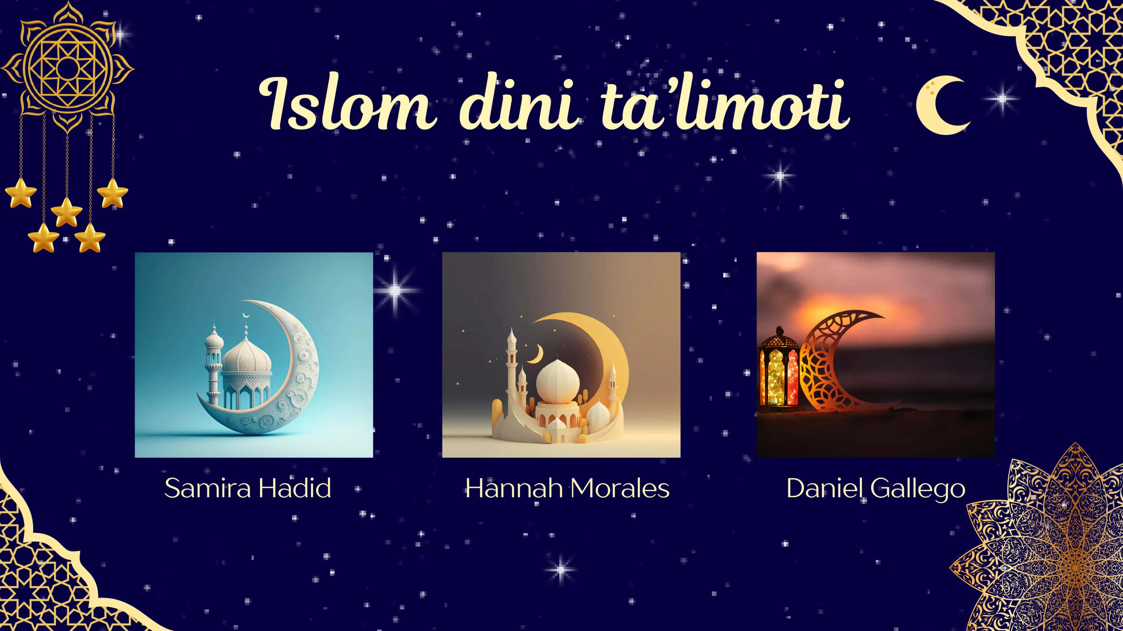Islom dini taʼlimoti 1