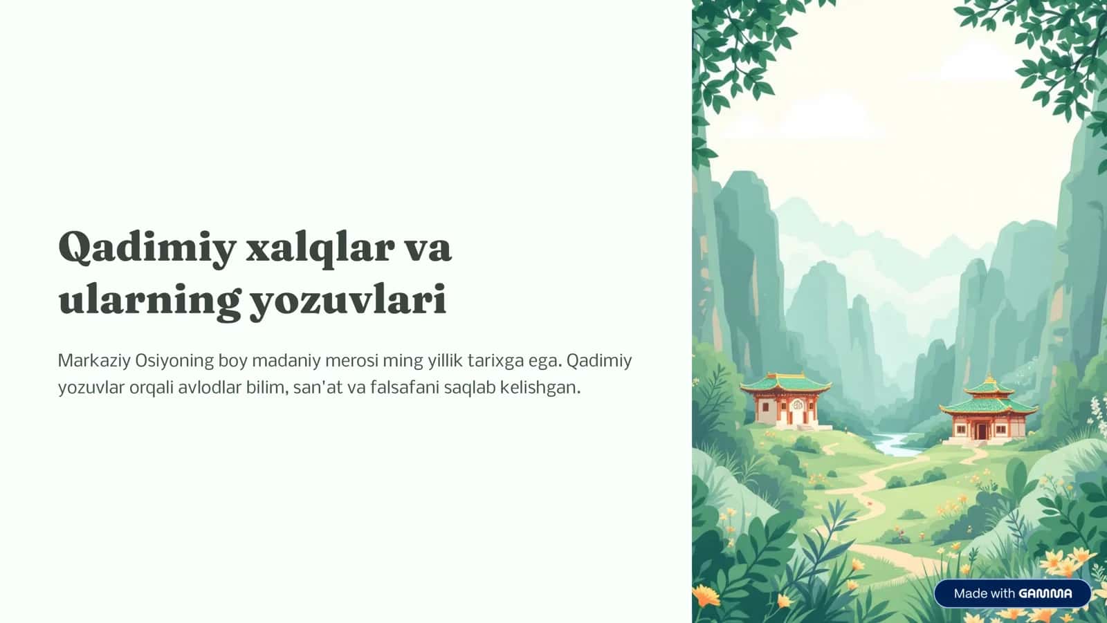 Qadi,iy xalqlar va ular.i.g yozuvlari 1