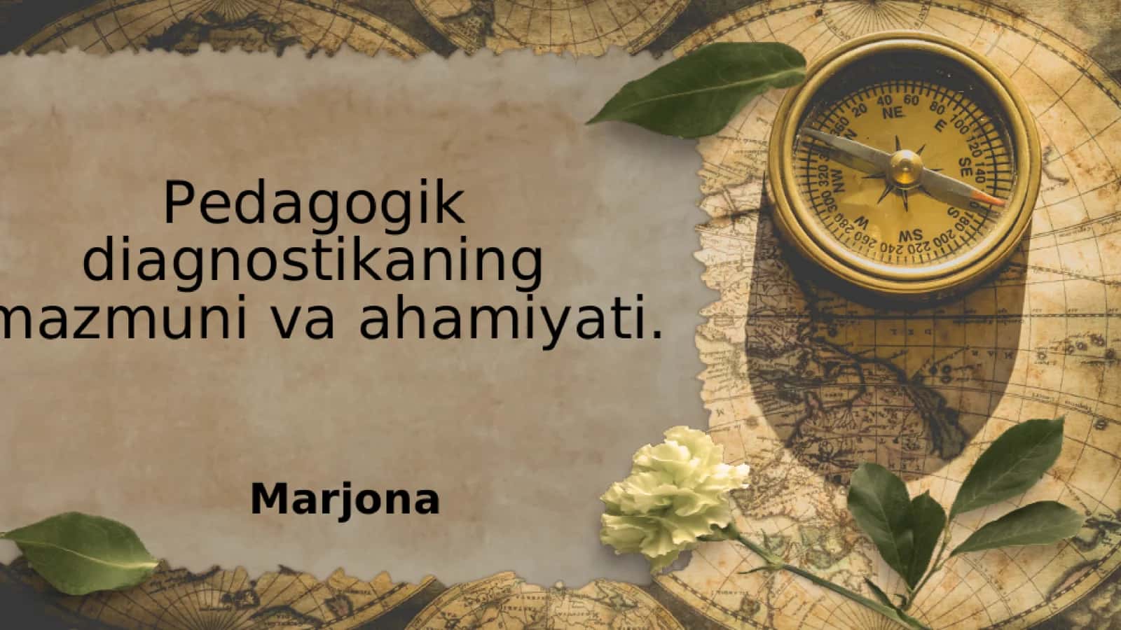 Pedagogik diagnostikaning mazmun va ahamiyati 1