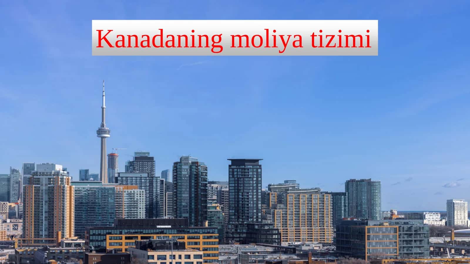 kanadaning moliya tizimi 1